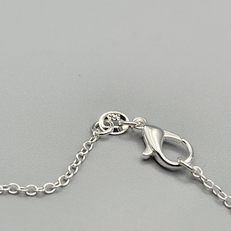 Other 18" Silver Plated Water Drop Necklace | Minimalist Size ONE SIZE - 7 Thumbnail