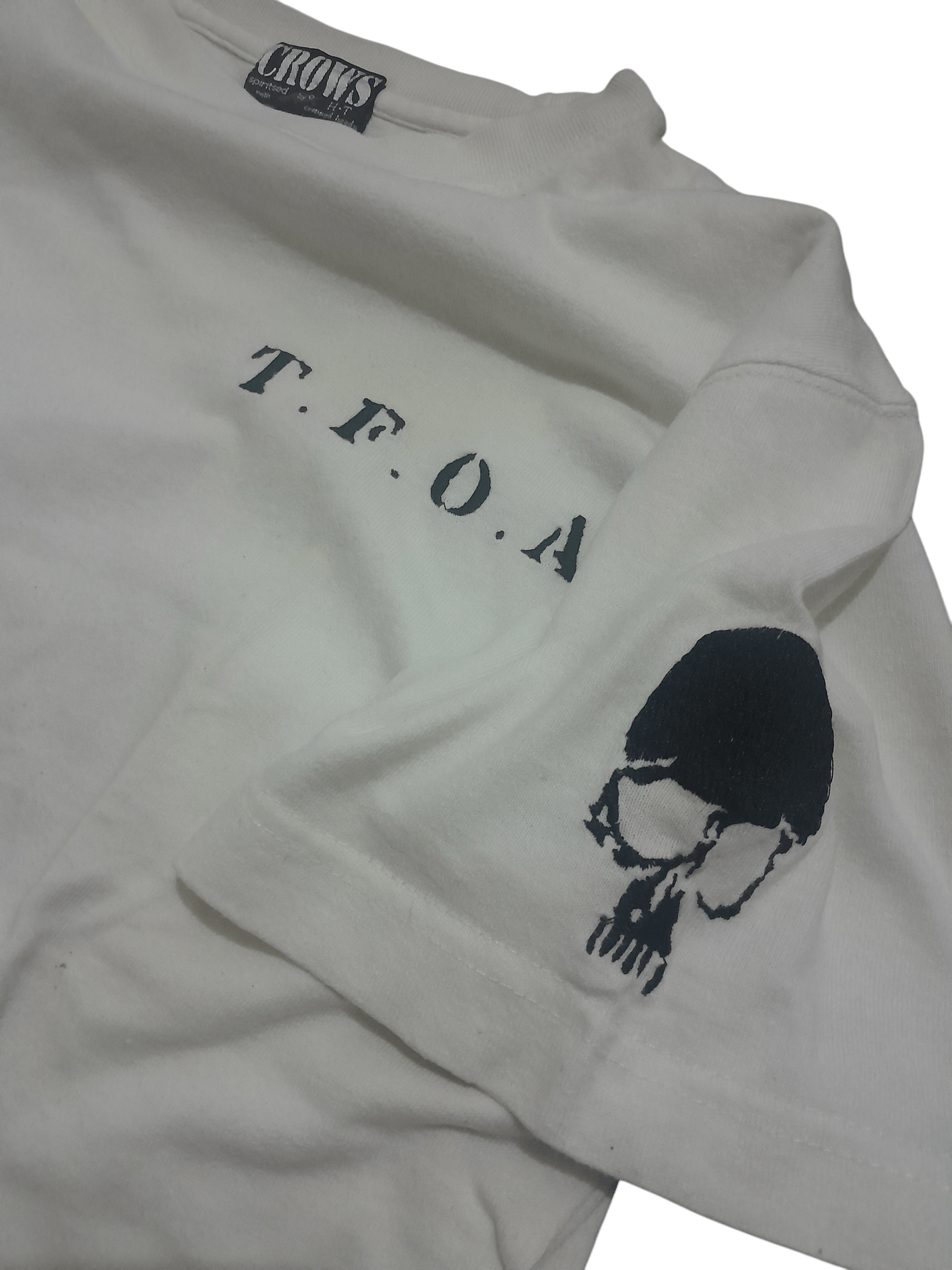 Vintage TFOA the front of armanent crows zero cropped head tee Size US S / EU 44-46 / 1 - 3 Thumbnail