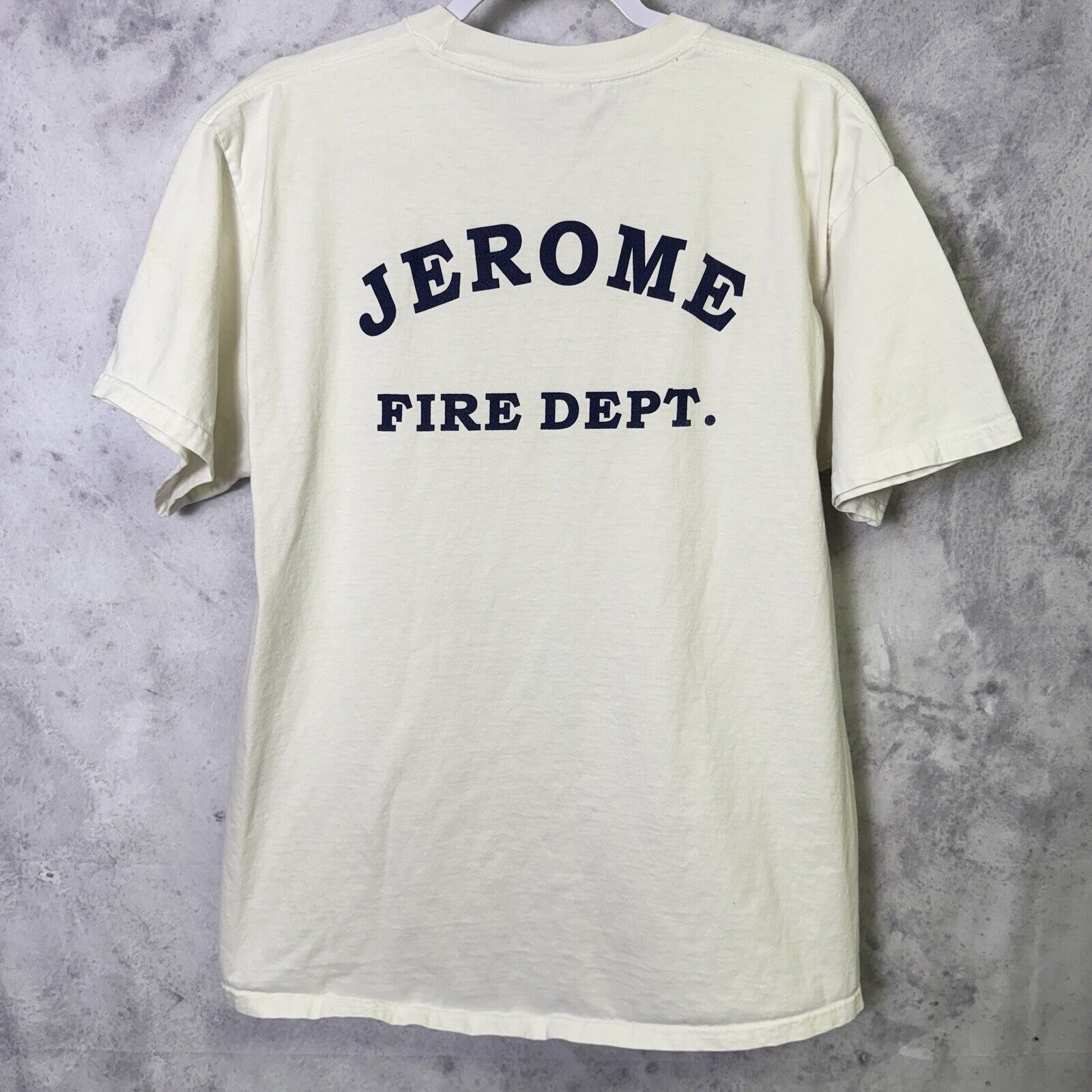 Vintage Vintage Y2K Jerome Fire Department T Shirt Mens Large White Size US L / EU 52-54 / 3 - 1 Thumbnail