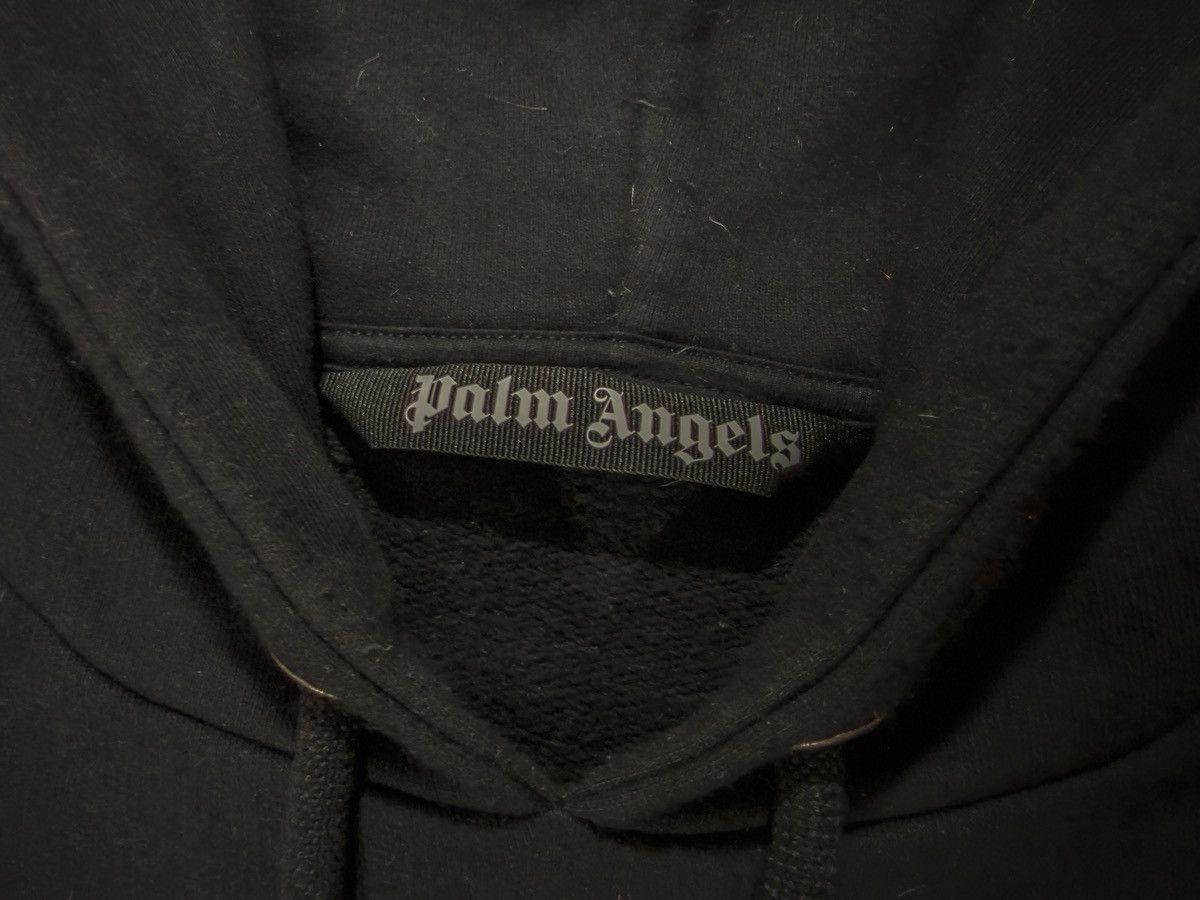 Palm Angels Palm Angels Paris Sprayed black hoodie Size US L / EU 52-54 / 3 - 6 Thumbnail