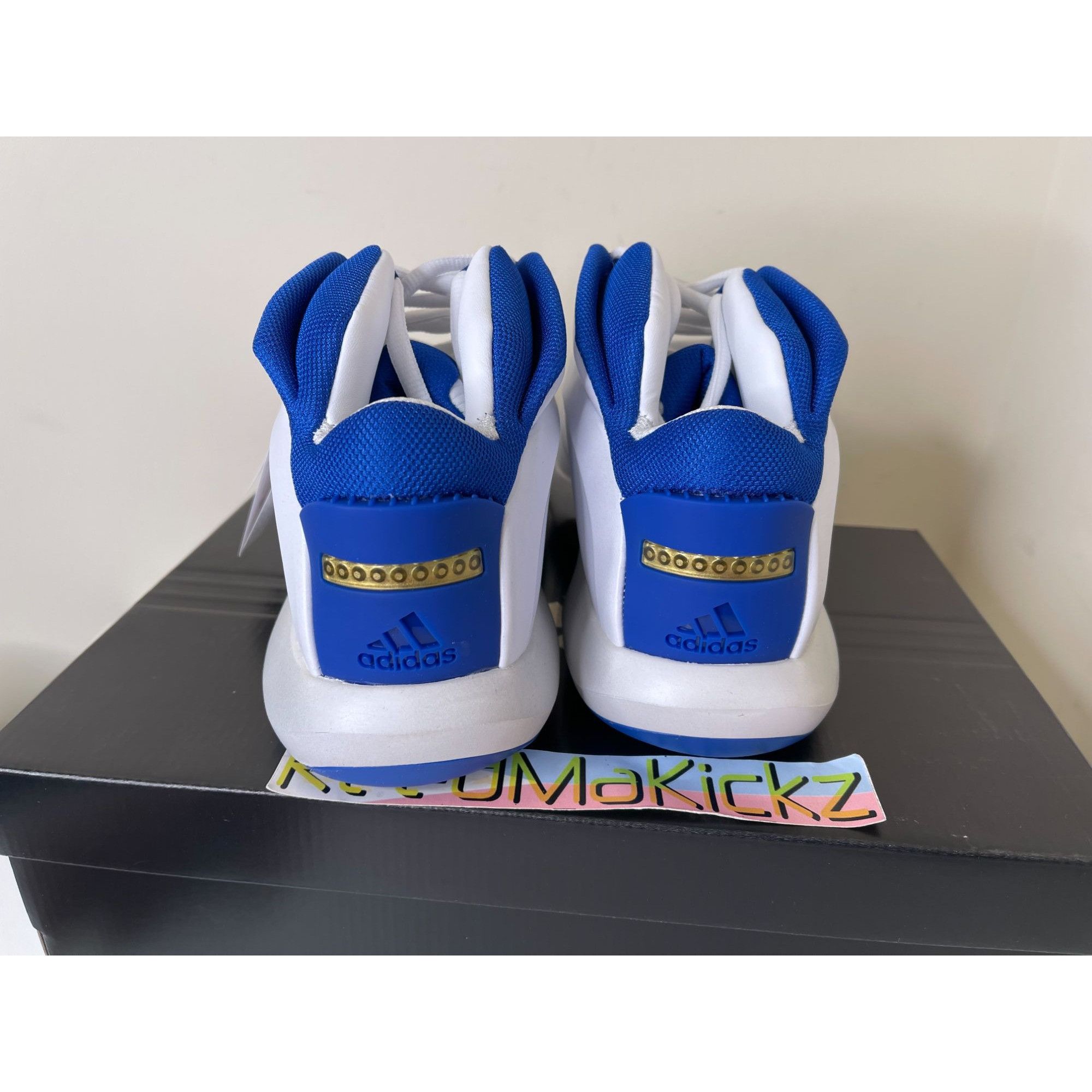 Adidas Adidas Crazy 1 Lakers PE Kobe White Gold Blue Mens 9us Size US 9 / EU 42 - 5 Thumbnail