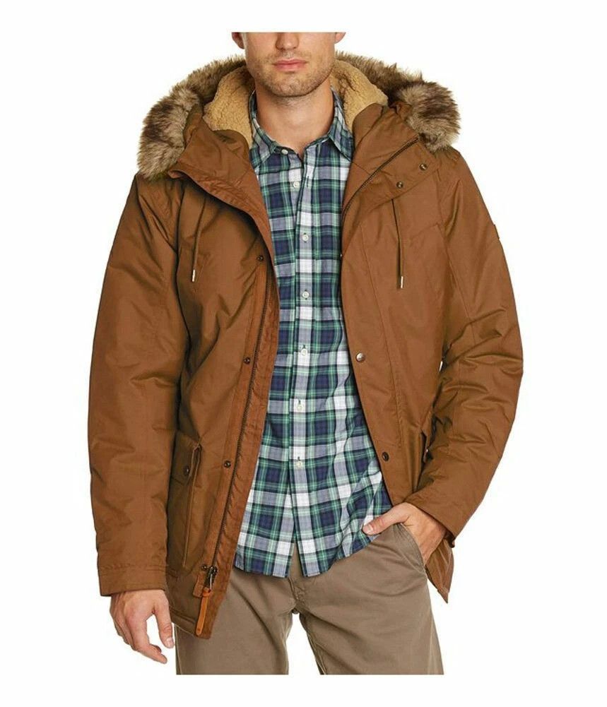 Quiksilver QUIKSILVER FERRIS PARKA BROWN COAT - SMALL DEFECT Size US M / EU 48-50 / 2 - 2 Thumbnail