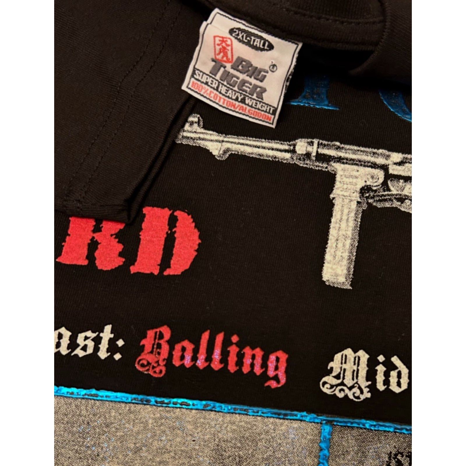 Vintage VINTAGE Ghetto Report Card Hip Hop Rap Tee Shirt Mens 2XL Black 90s Y2K Punk Grunge Hip Hop 2000s Tee Shirt Mens 2XL Size US XXL / EU 58 / 5 - 2 Thumbnail