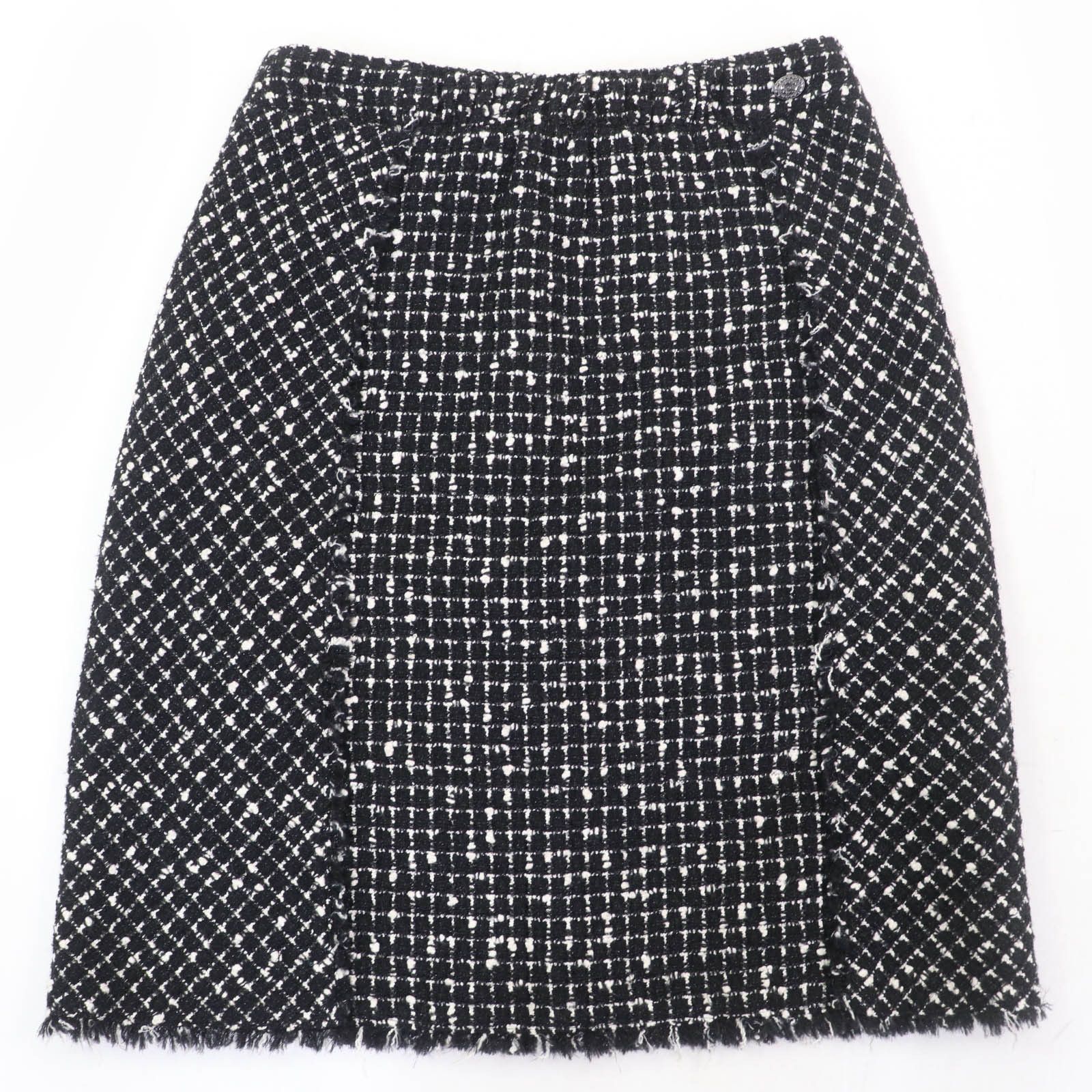 Chanel Chanel Chanel Tweed Wool Skirt Others Skirts P39620V28543 Size ONE SIZE - 1 Thumbnail