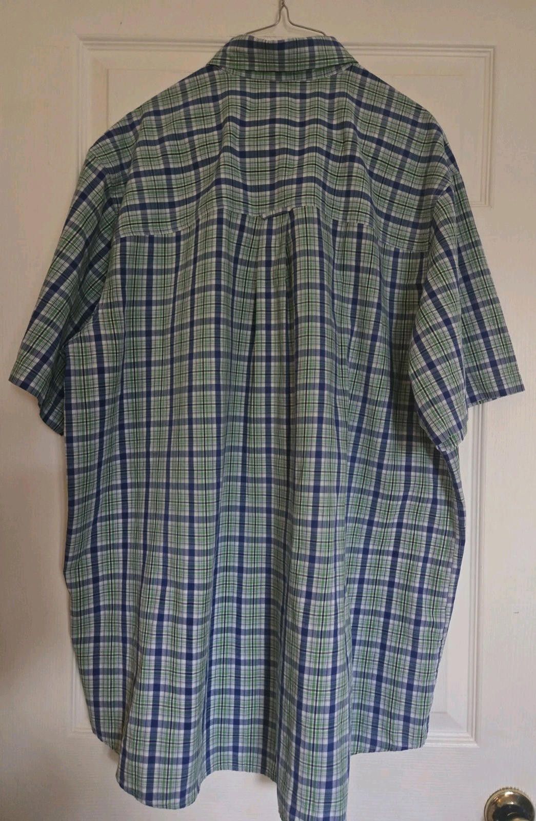 Chaps Dress Shirt Chaps 2XT 2X Button Down Light Green Spring Plai Size US XXL / EU 58 / 5 - 4 Thumbnail