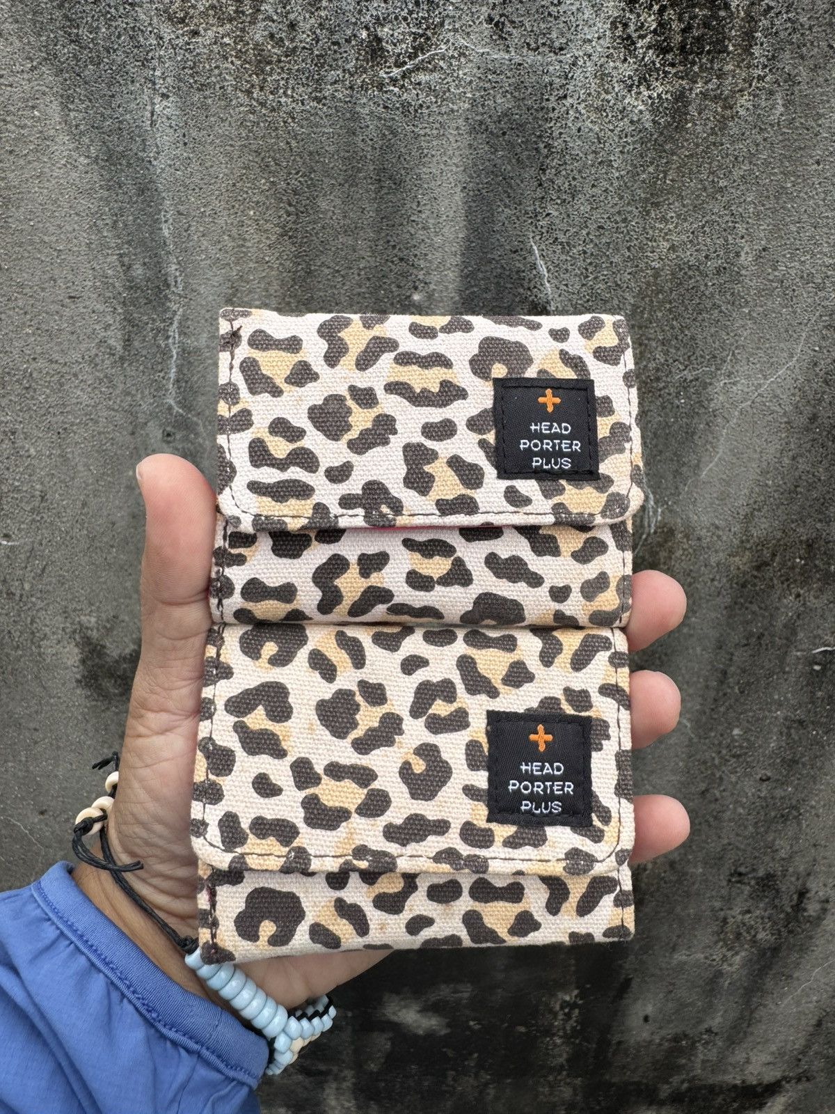 Head Porter Head Porter Leopard Printed Small Trifold Wallet Size ONE SIZE - 1 Thumbnail