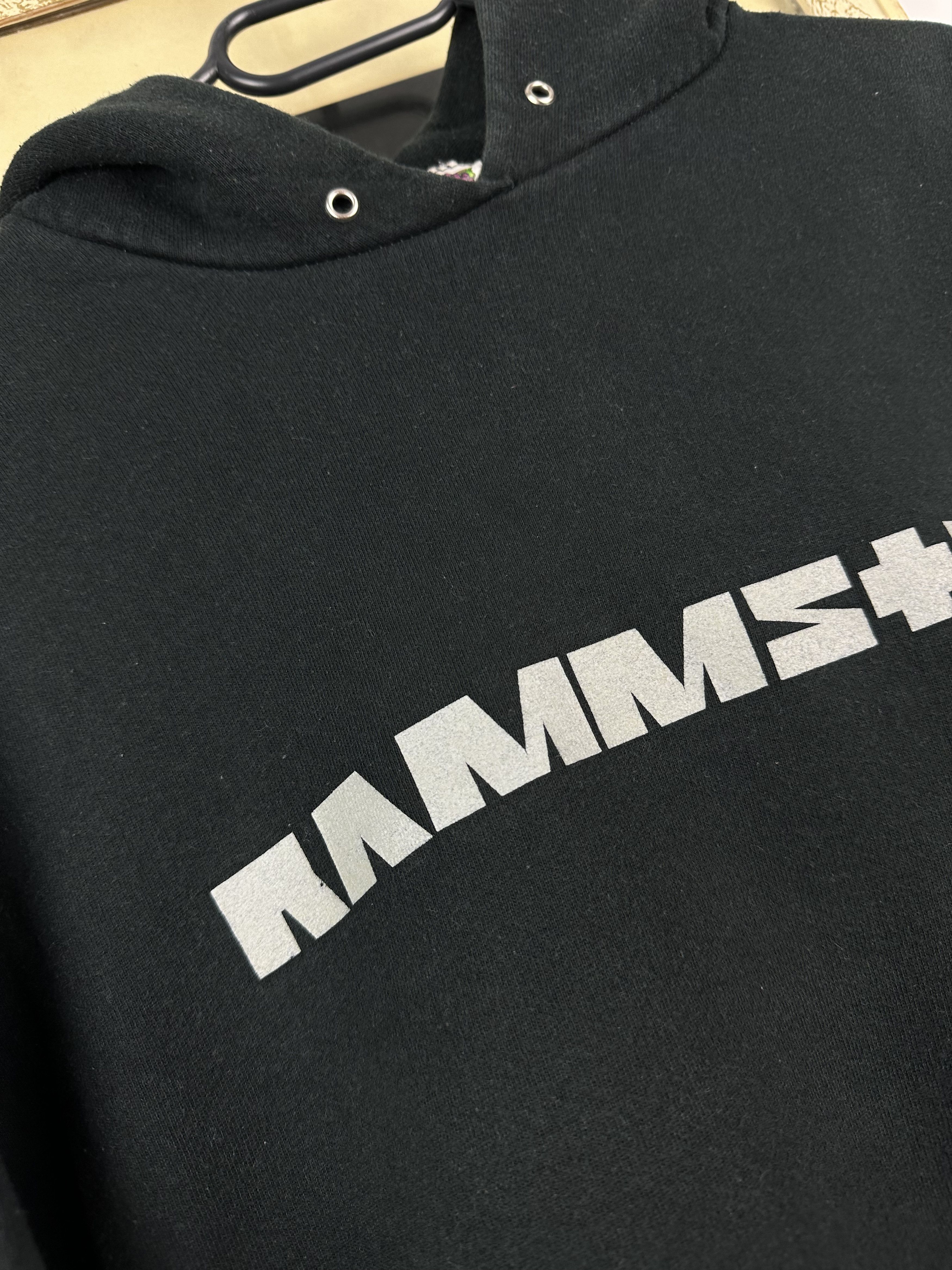 Band Tees × Vintage Vintage 2000's Rammstein Big Logo Hoodie Fire Rare Jacket Size US XL / EU 56 / 4 - 5 Thumbnail