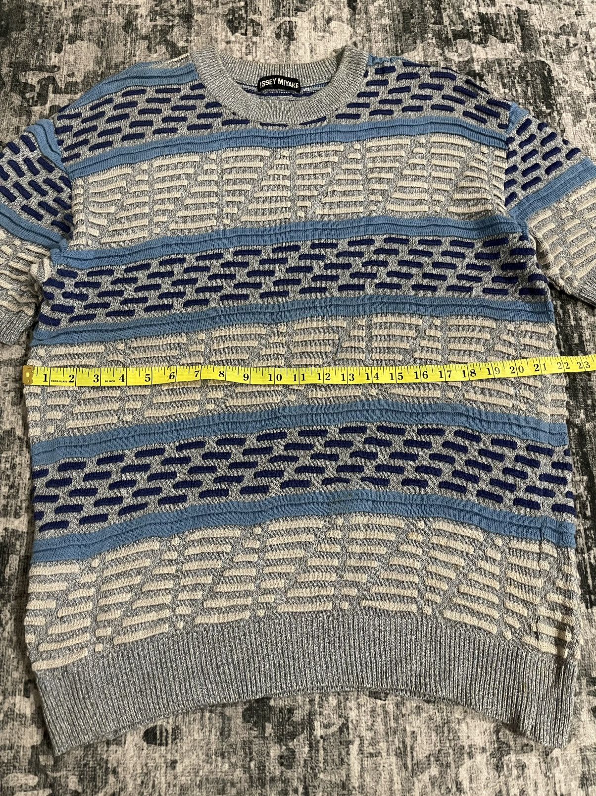 Issey Miyake Issey Miyake Short Sleeve Knit Size US L / EU 52-54 / 3 - 14 Thumbnail