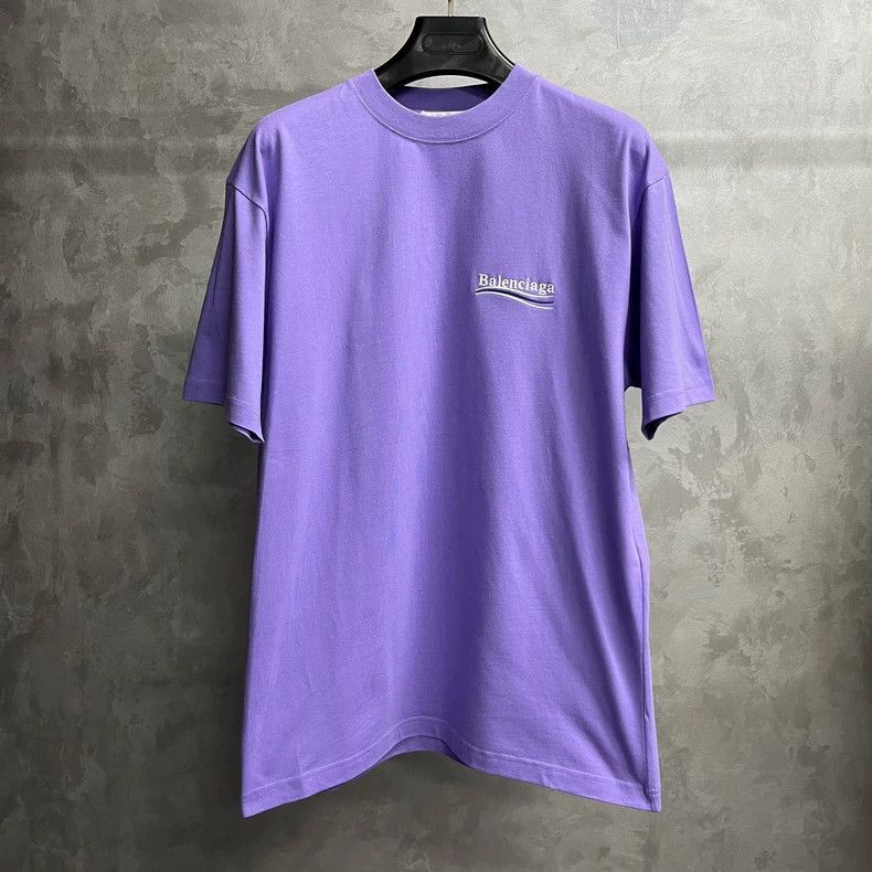 Balenciaga Balenciaga Purple Embroidered Coca Cola Logo Short Sleeve-2 Size US XS / EU 42 / 0 - 1 Thumbnail