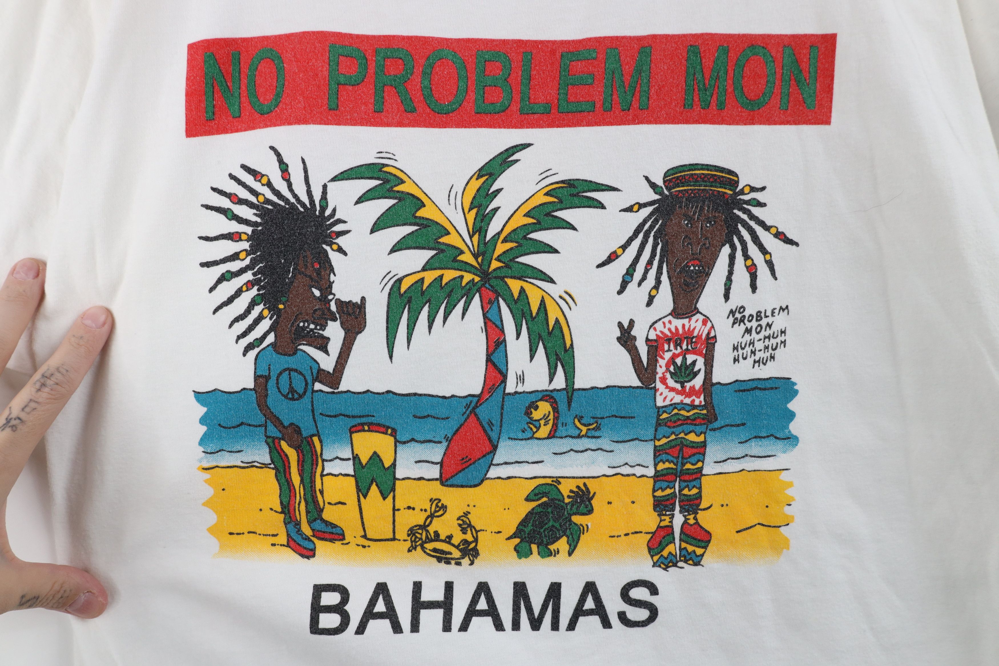 Vintage Vintage 90s Jamaica Beavis and Butthead Short Sleeve T-Shirt Size US L / EU 52-54 / 3 - 4 Thumbnail