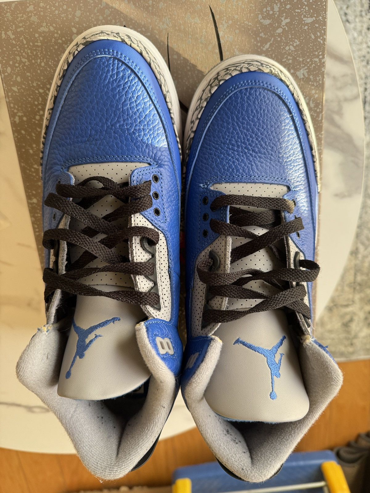 Jordan Brand Nike Air Jordan 3 Retro “Varsity Royal” Size US 10.5 / EU 43-44 - 4 Thumbnail