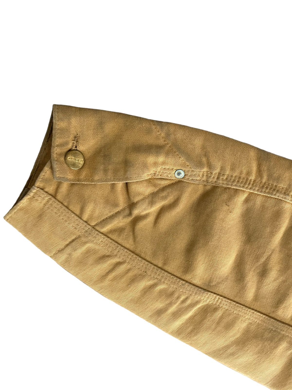 Carhartt × Vintage 80s Vintage Carhartt Blanked Lined Chore Jacket Made In USA Size US L / EU 52-54 / 3 - 12 Thumbnail