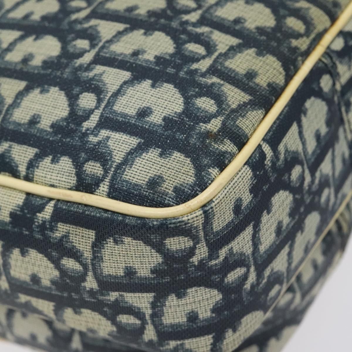 Dior DIOR Trotter Canvas Shoulder Bag Navy Gold Size ONE SIZE - 13 Thumbnail