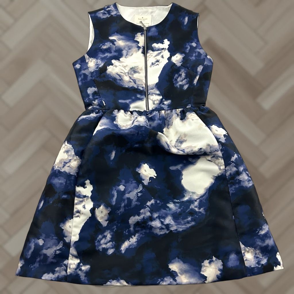 Vintage Kate Spade Zipper Front Sleeveless Dress Women's 0 Blue Dress Kate Spade New York Size XS / US 0-2 / IT 36-38 - 1 Thumbnail