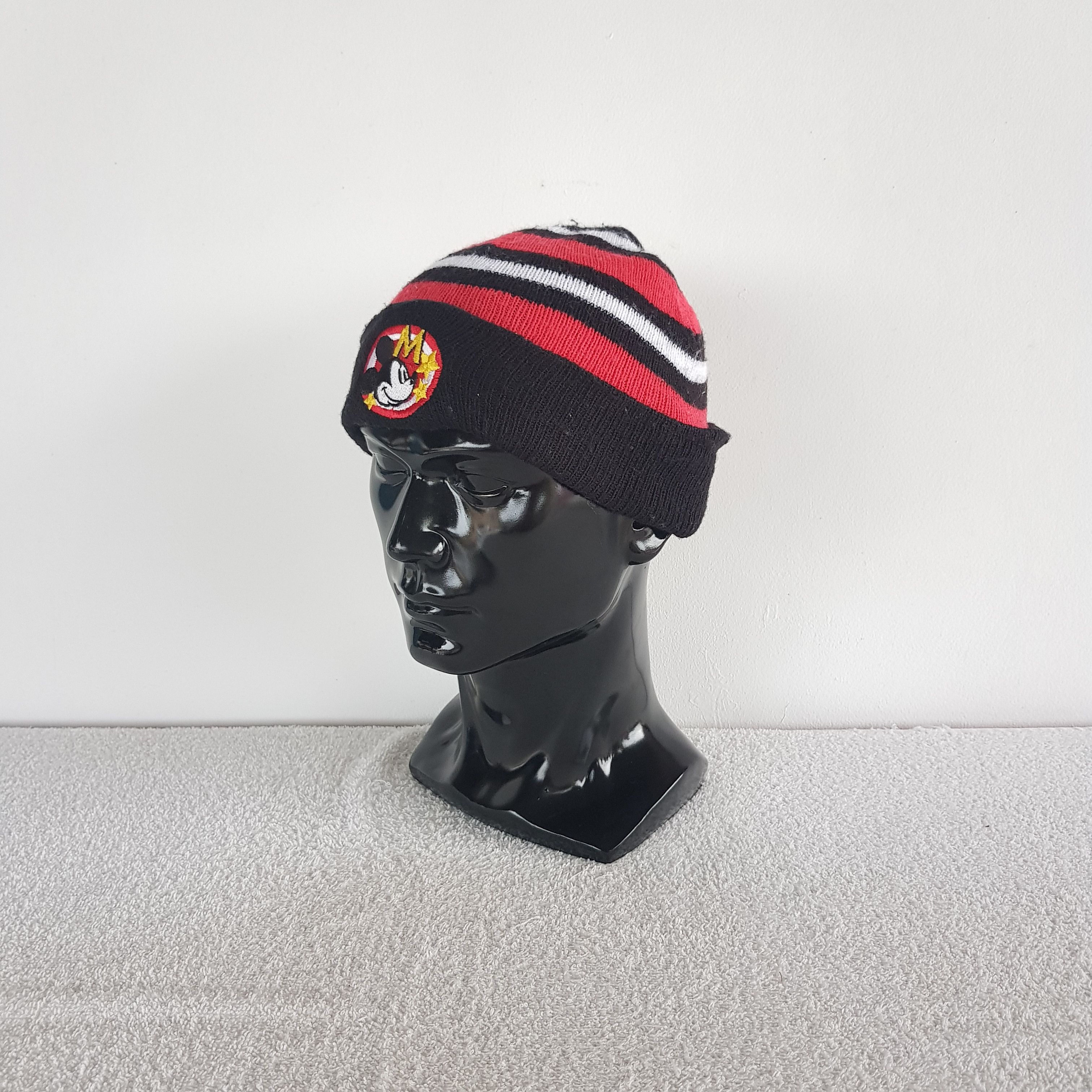 Mickey Mouse Vintage Mickey Mouse Beanie Disney Cartoon Snow Caps Hats. Size ONE SIZE - 1 Thumbnail