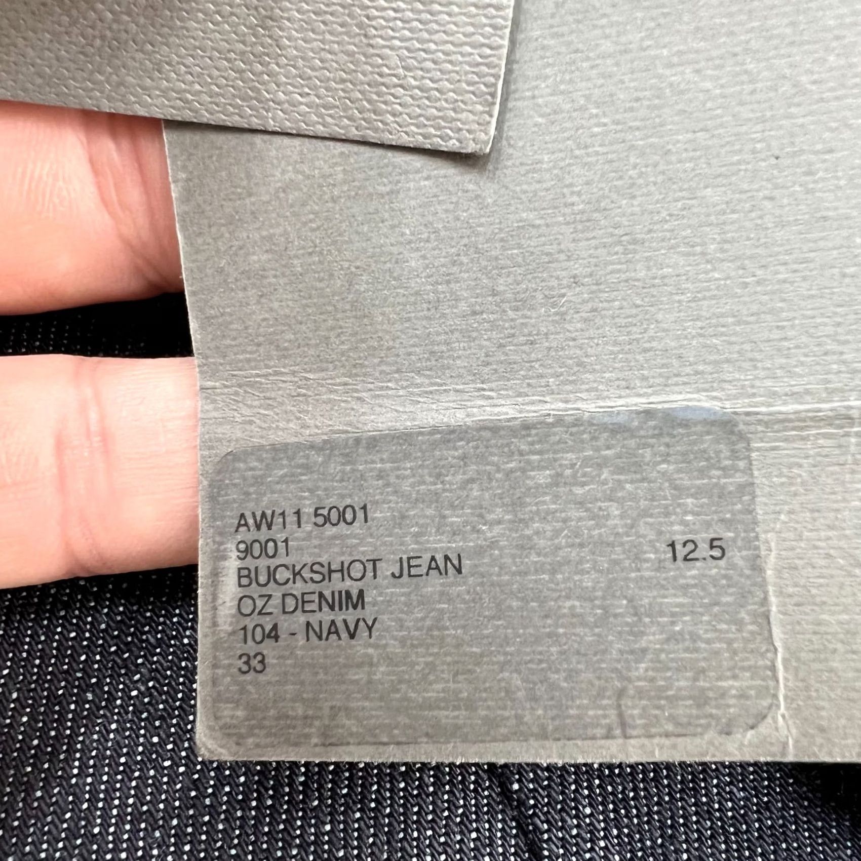 Roland Mouret Roland Mouret Jeans Denim Navy Men 33 Selvedge Regular 33 Navy Jeans Mens Size US 33 - 6 Thumbnail