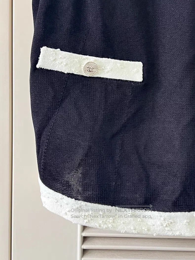 Chanel Chanel Black and white colour-blocked suspender vest Size XXS / US 00 / IT 34 - 4 Thumbnail