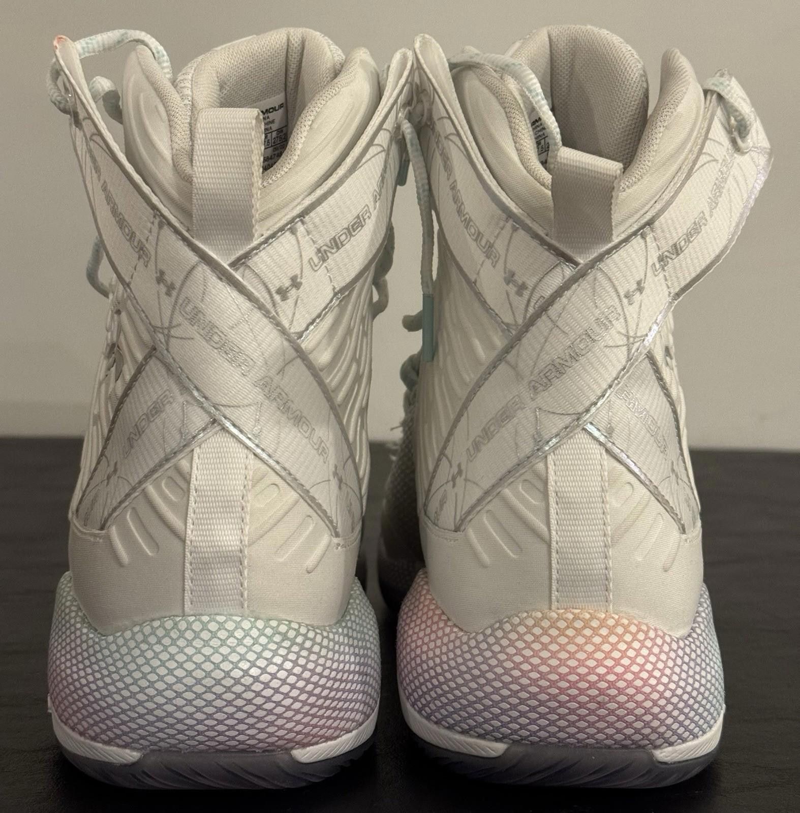 Under Armour Size 10.5 - Under Armour Highlight Ace White Breeze Silver W Size US 10.5 / IT 40.5 - 5 Thumbnail