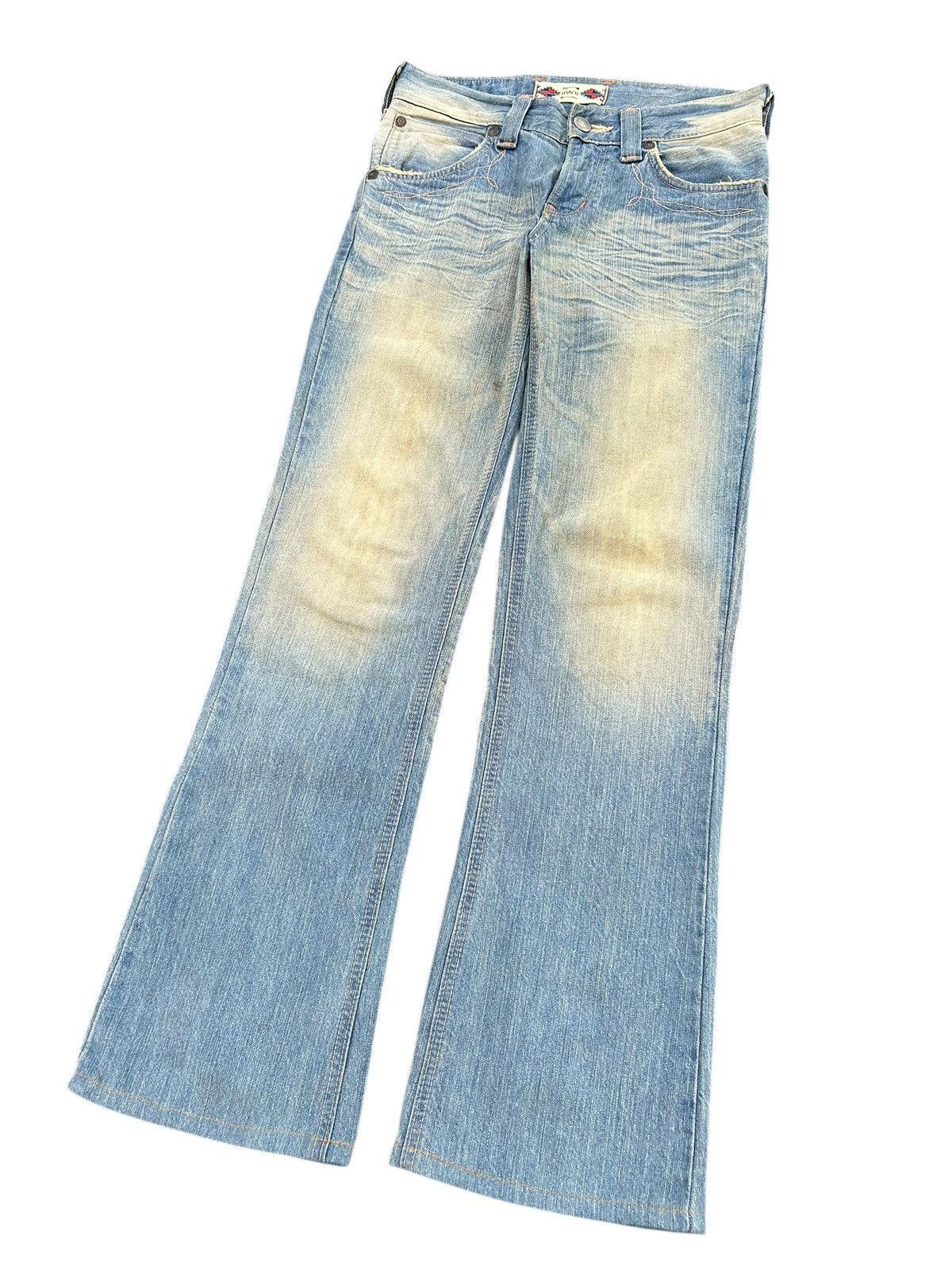 Kapital Vintage Flare Edwin Navajo Rusty Faded Denim Jeans Size US 30 / EU 46 - 4 Thumbnail