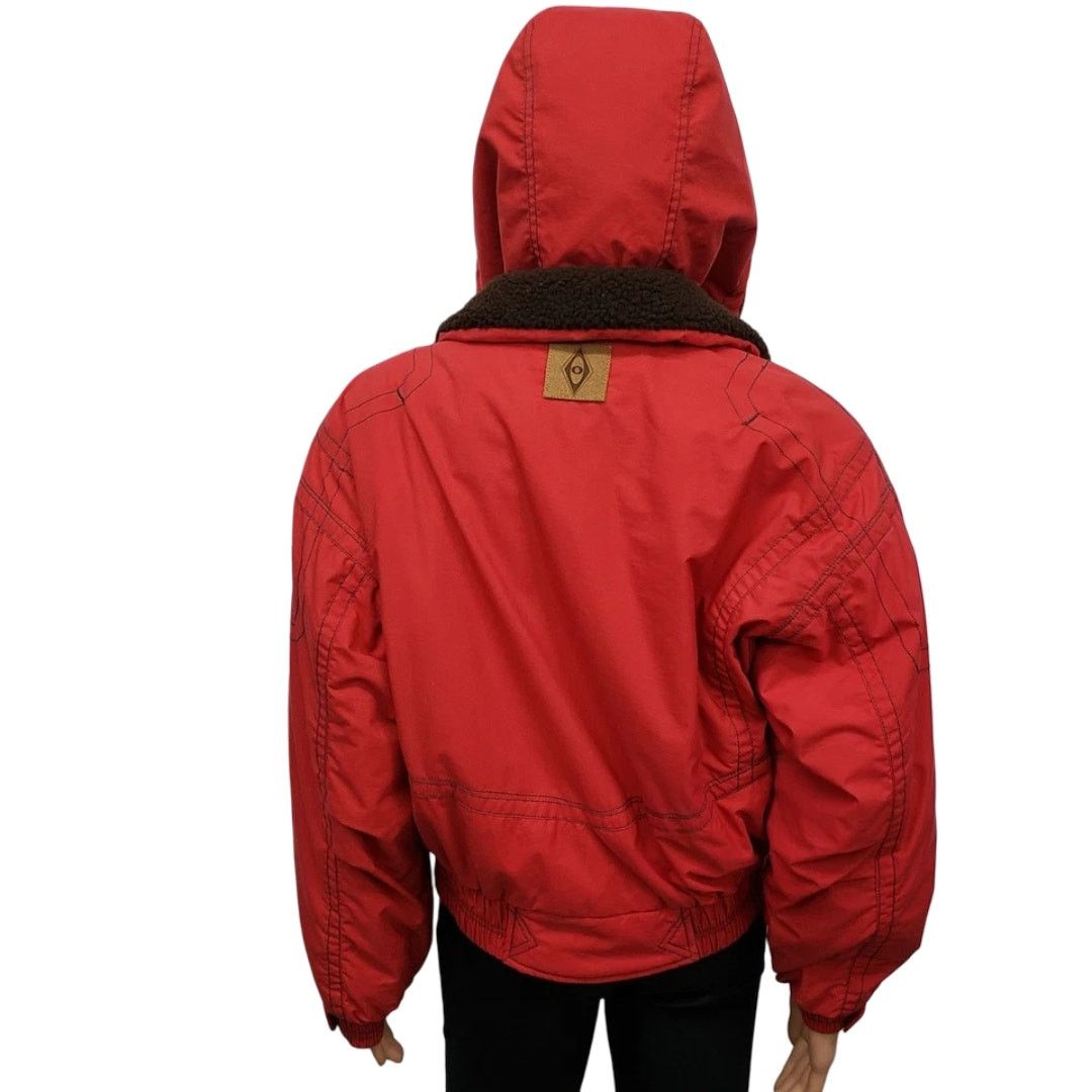Obermeyer Obermeyer Snow Ski Bomber Jacket Hood Full Zip Insulated 10 Size L / US 10 / IT 46 - 12 Thumbnail
