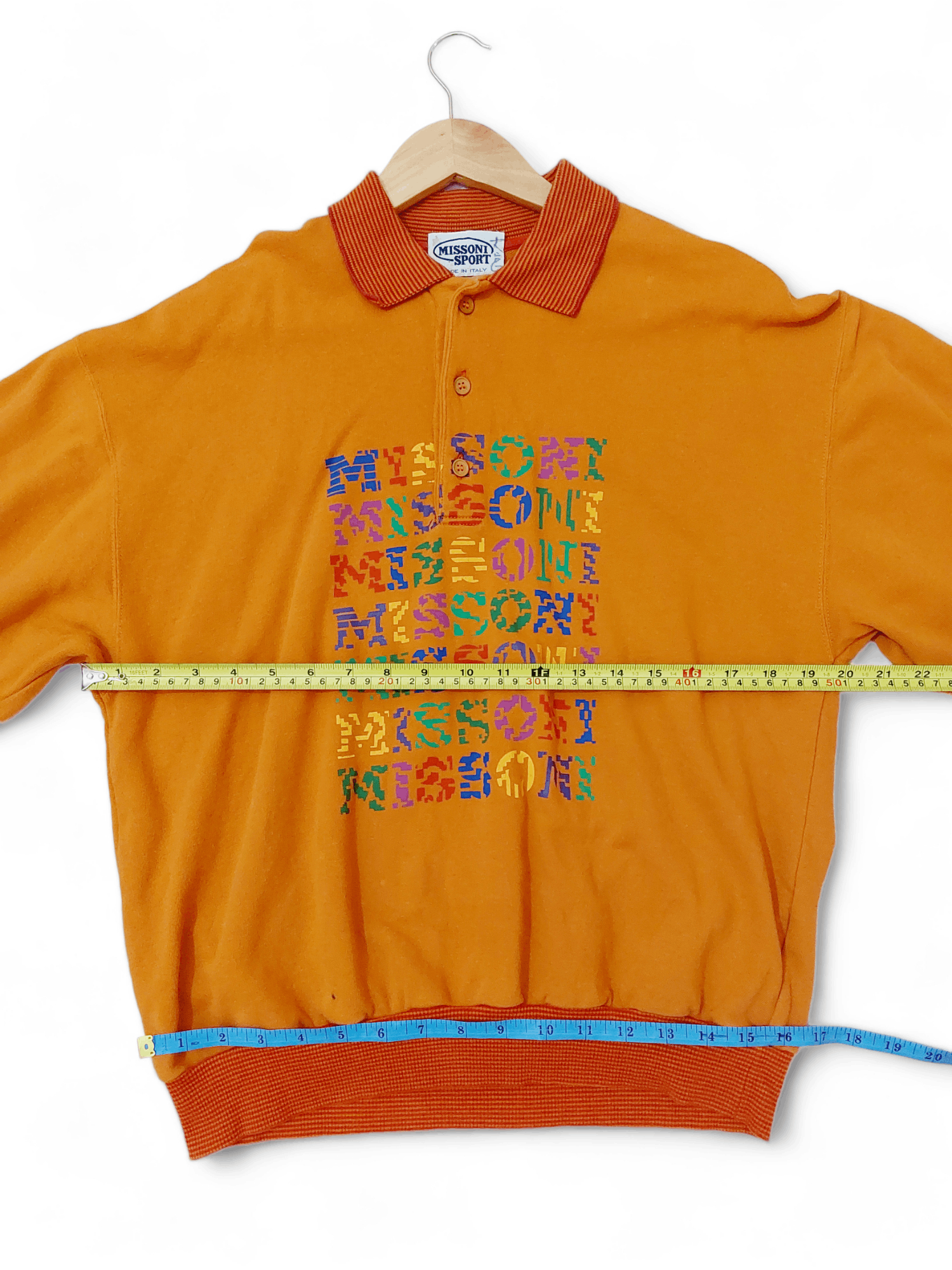 Missoni Missoni Sports Logo Label Long Sleeve T-Shirt Size US S / EU 44-46 / 1 - 9 Thumbnail