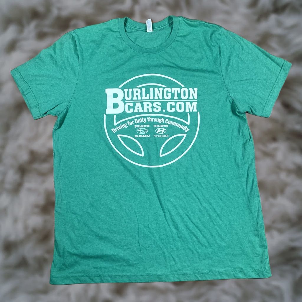 Vintage Canvas Shirt Mens X-Large Green Burlington Cars.Com Crewneck Short Sleeve Vintage, Fast Shipping, Good Pre-Owned Condition, Please See Photos Size US XL / EU 56 / 4 - 1 Thumbnail