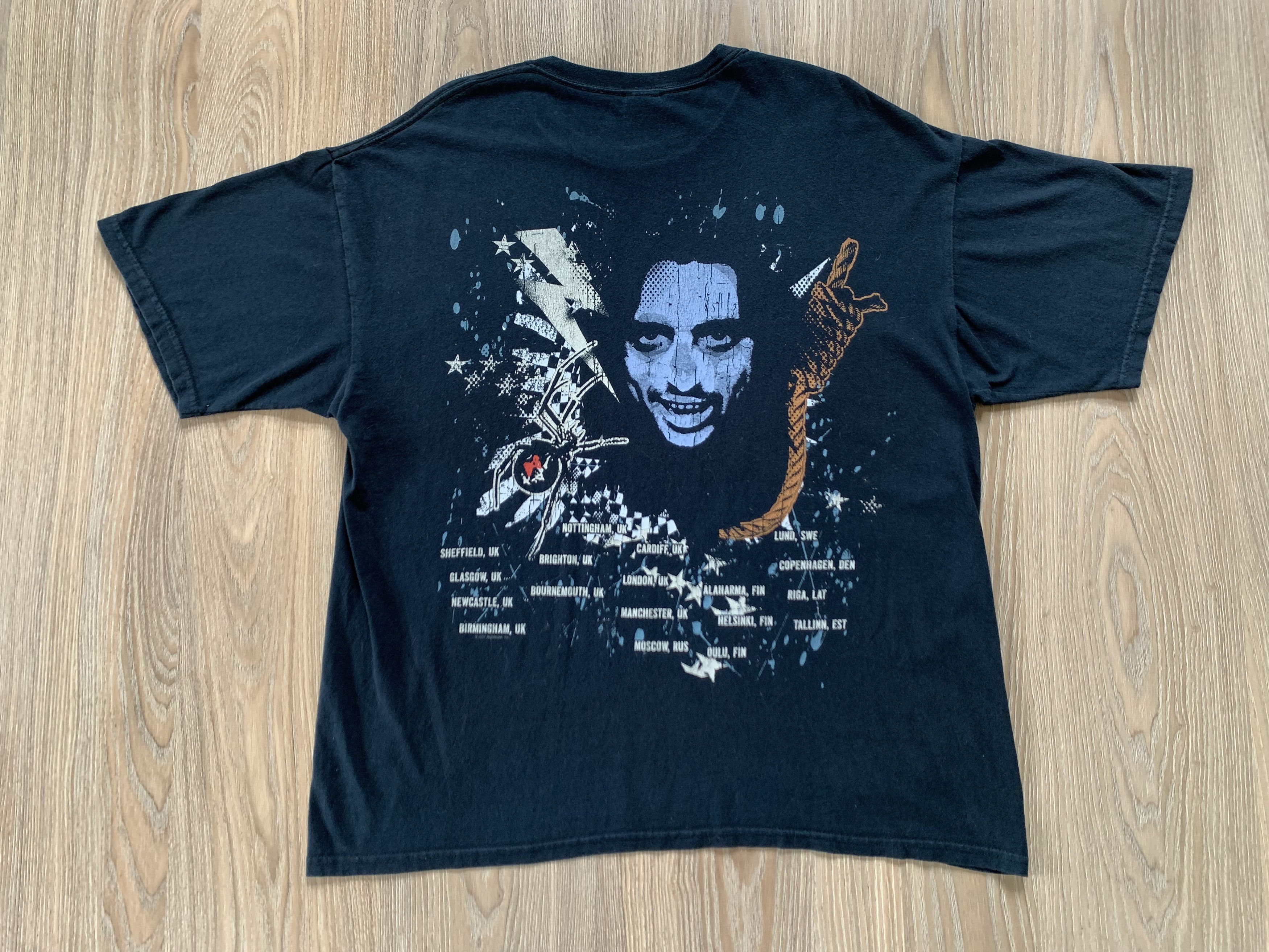 Band Tees Alice Cooper Psycho Drama Tour 2007 Cotton T Shirt Size US L / EU 52-54 / 3 - 4 Thumbnail