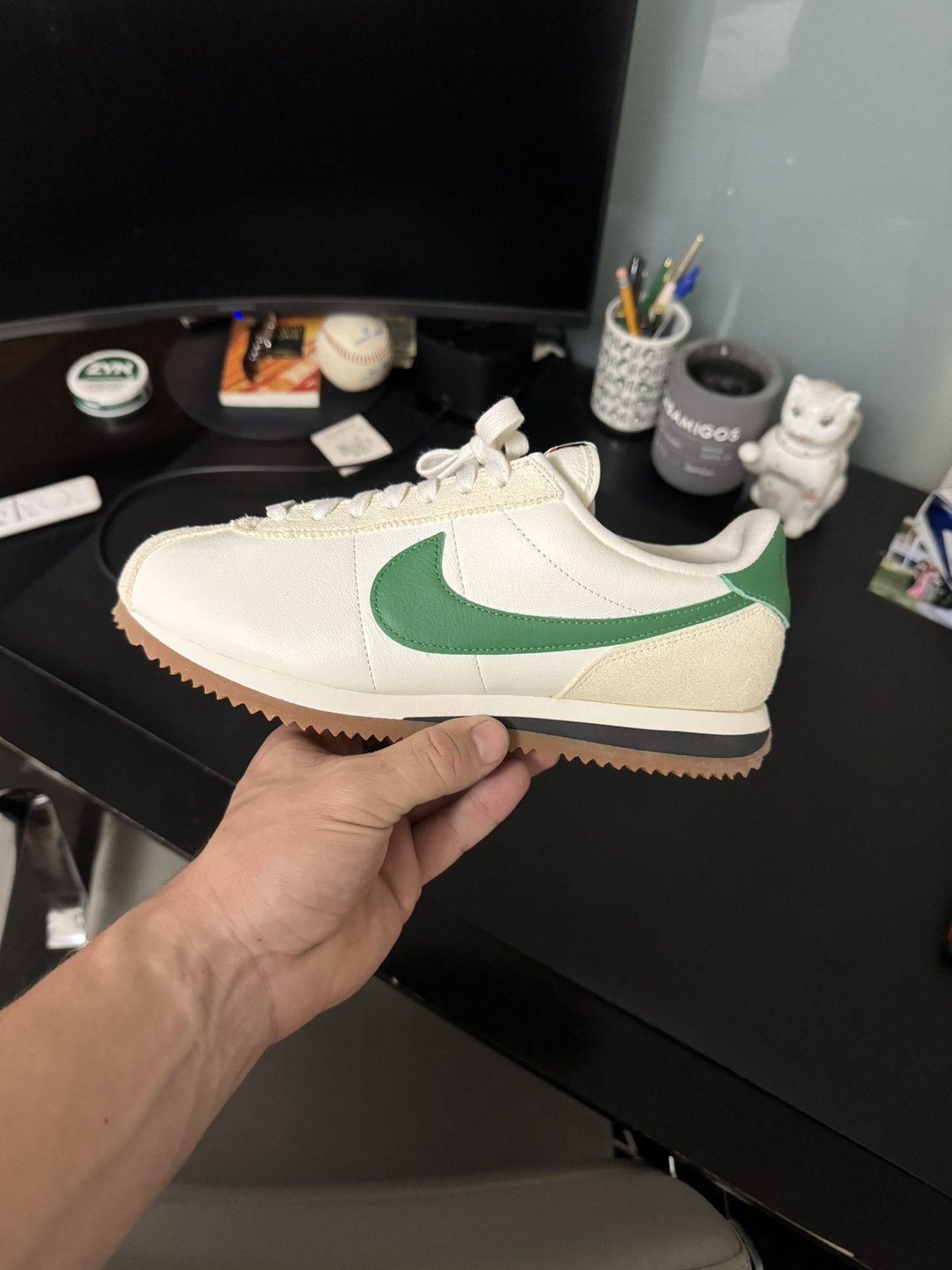 Nike Wmns Cortez Aloe Verde Size US 9 / IT 39 - 2 Thumbnail