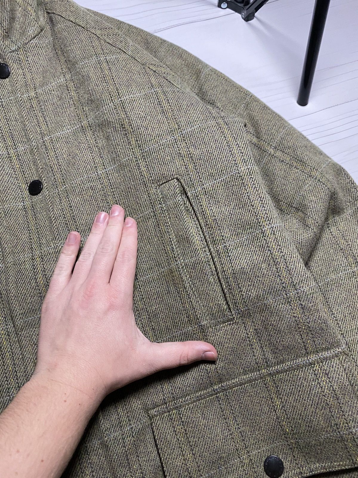 Barbour Vintage Rare Barbour Ladies Field Wool Tweed Jacket Size M / US 6-8 / IT 42-44 - 9 Thumbnail