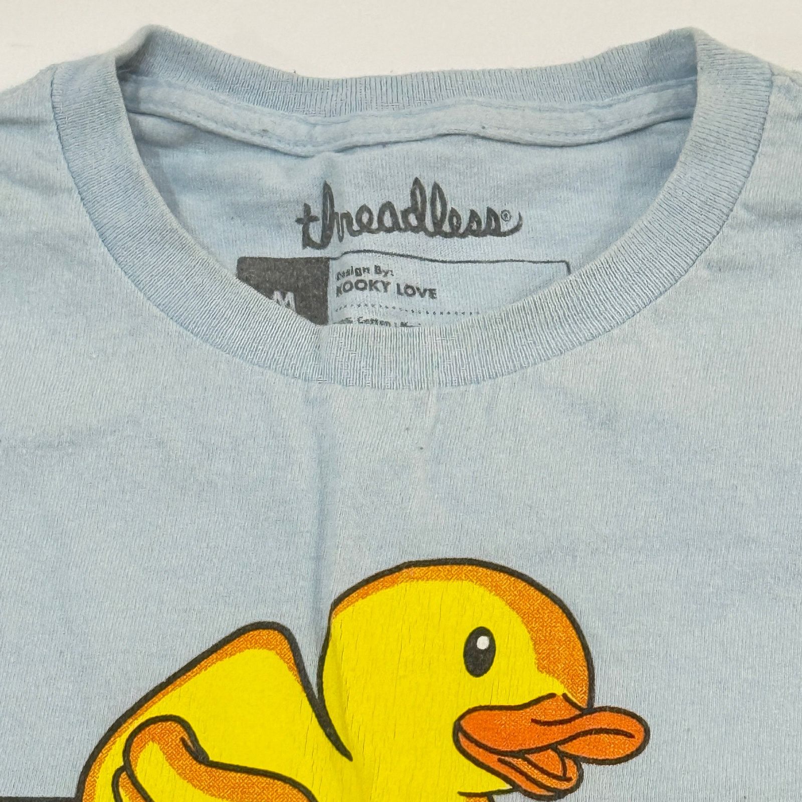 Threadless Threadless Great Wave Rubber Duck T-Shirt - Medium Size US M / EU 48-50 / 2 - 4 Thumbnail