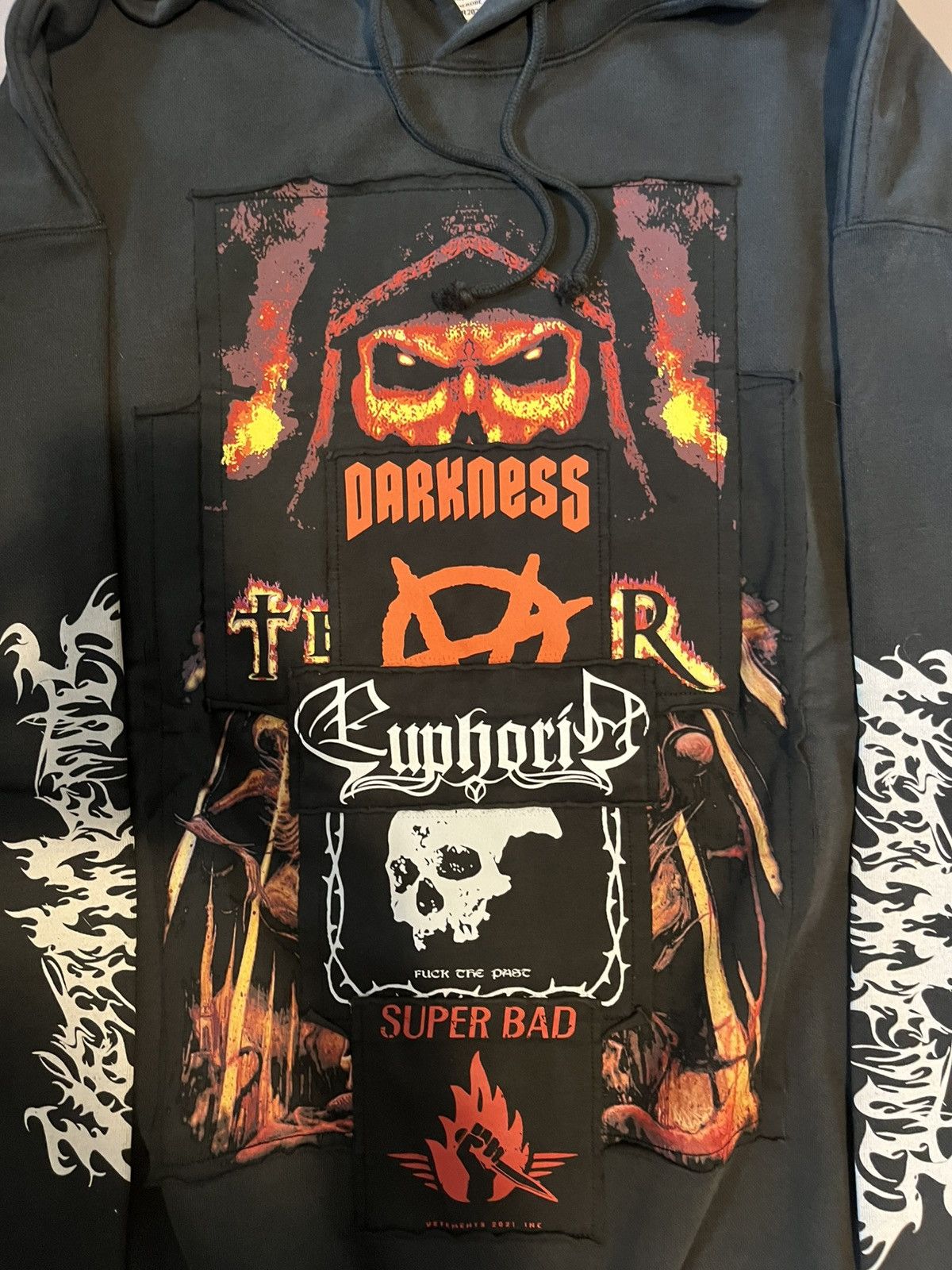 Vetements Vetements Darkness Euphoria Hoodie Size US XS / EU 42 / 0 - 3 Thumbnail