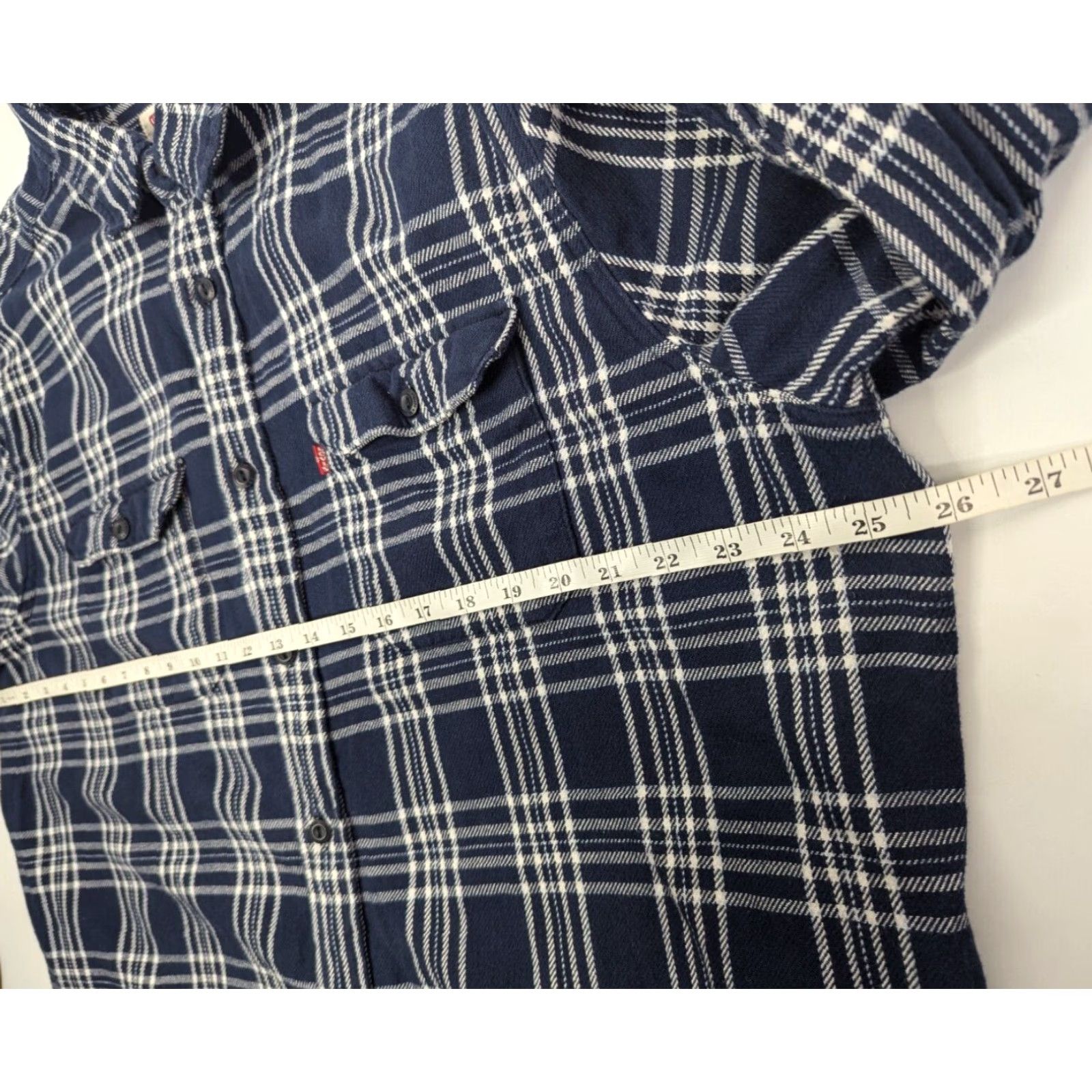 Levi's VINTAGE Levi's Shirt Plaid Button-Up 2XL Cotton Flannel Long Sleeve Men’s Regular Size US XXL / EU 58 / 5 - 5 Thumbnail