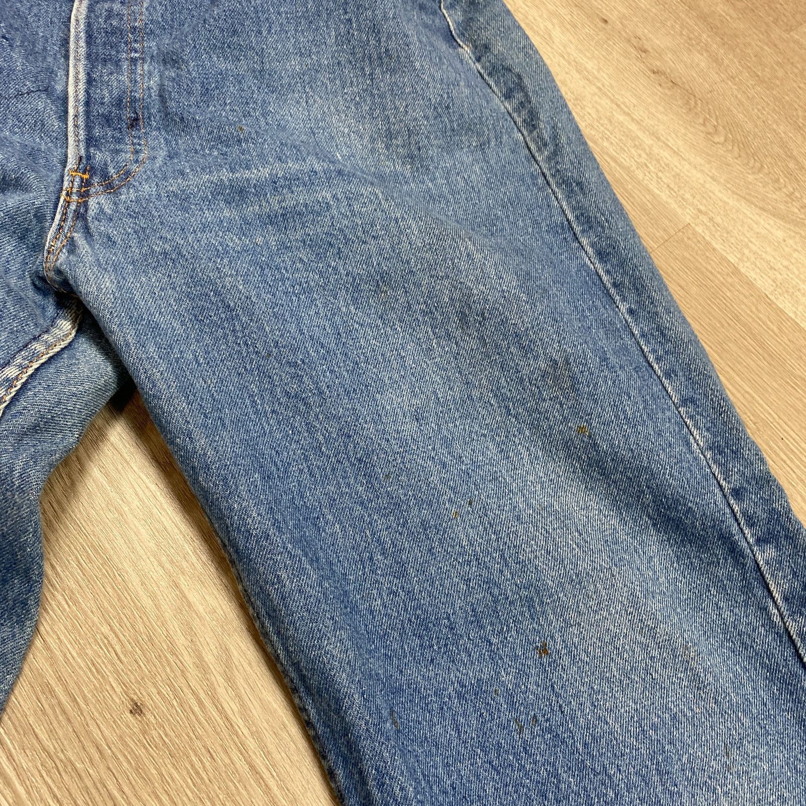 Levi's × Vintage Vintage 80s Levi's 501 Made in USA Straight Leg Jeans 36x29 Size US 36 / EU 52 - 12 Thumbnail