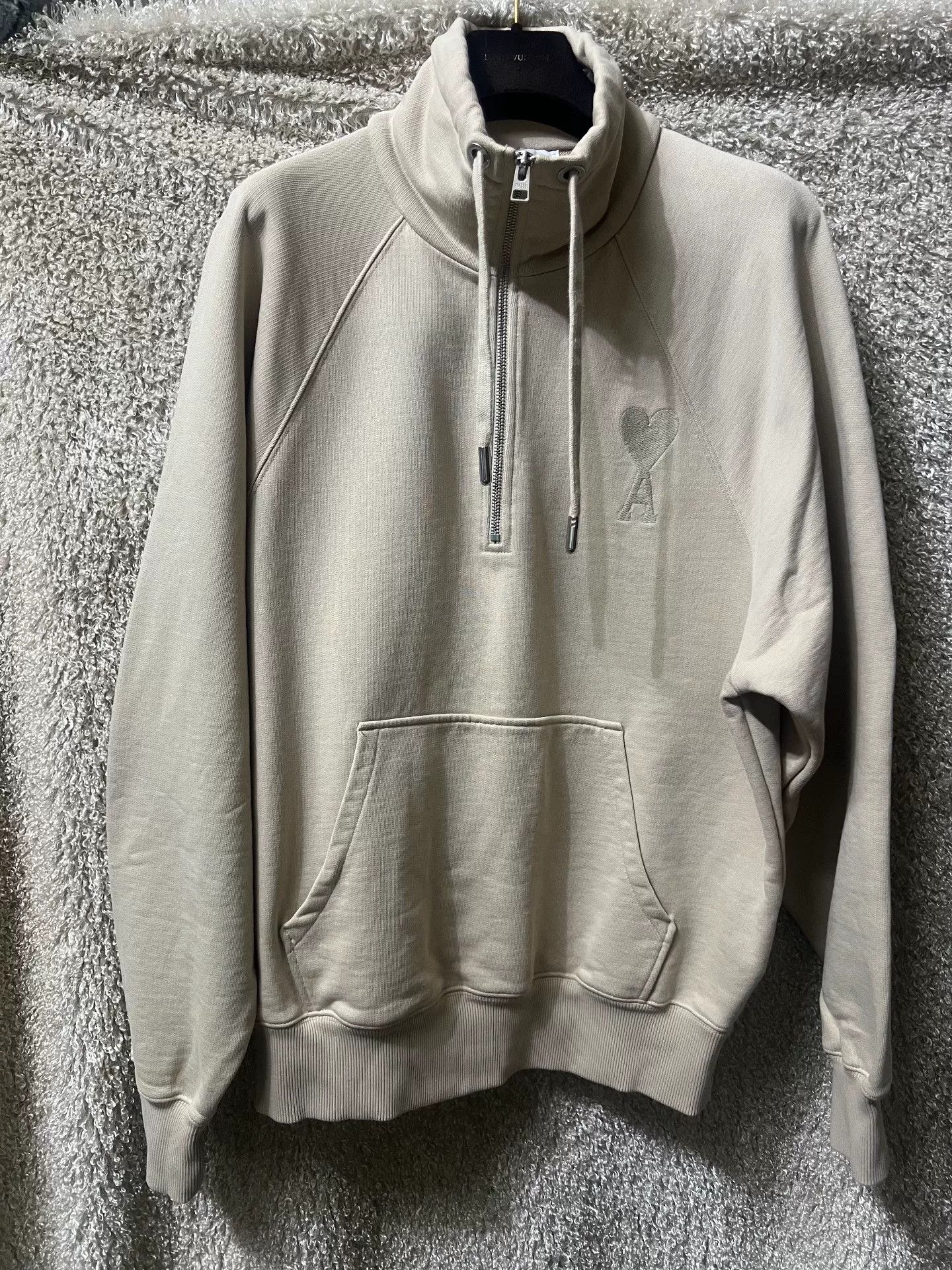 AMI Ami Paris Casual Half-High Neck Sweatshirt Size US L / EU 52-54 / 3 - 1 Thumbnail