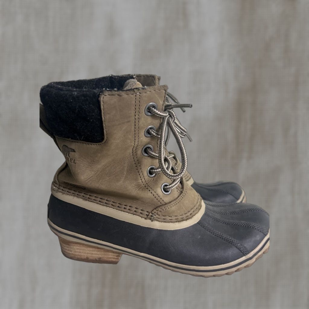 SOREL Sorel Slimpack II Lace Waterproof Winter Boots Brown Women's Size 9 Boots Lace Waterproof Snow Word? Size US 9 / IT 39 - 1 Thumbnail