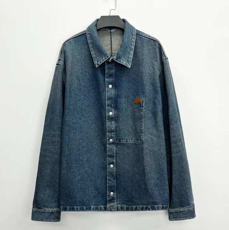 Dior Dior Blue Denim Jacket for Men 0089 Size US S / EU 44-46 / 1 - 1 Thumbnail