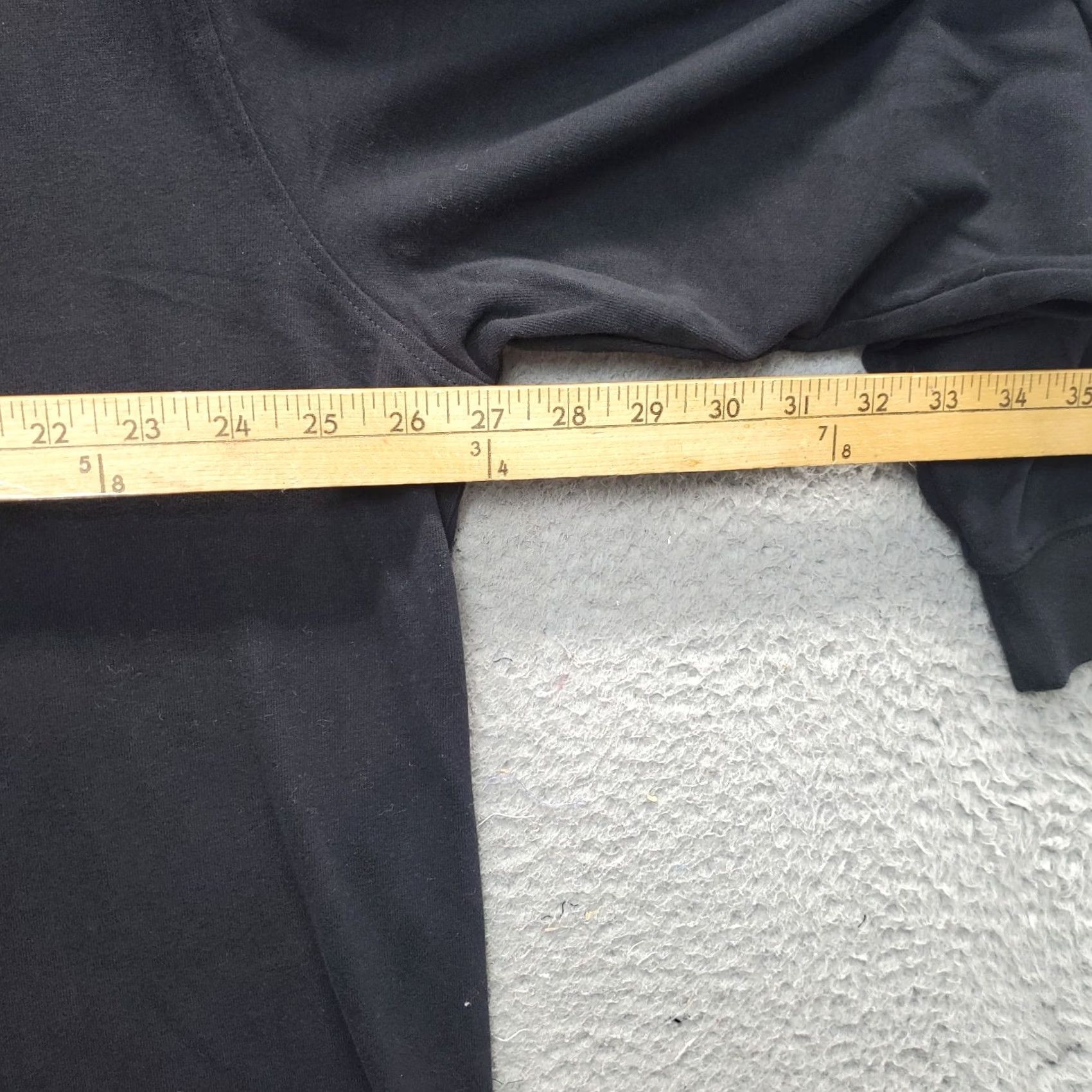 Vintage Foundry Polo Shirt Mens 2XL Black Stretch Long Sleeve Relaxed Fit Collar Popover - Durable & Comfortable Size US XXL / EU 58 / 5 - 3 Thumbnail