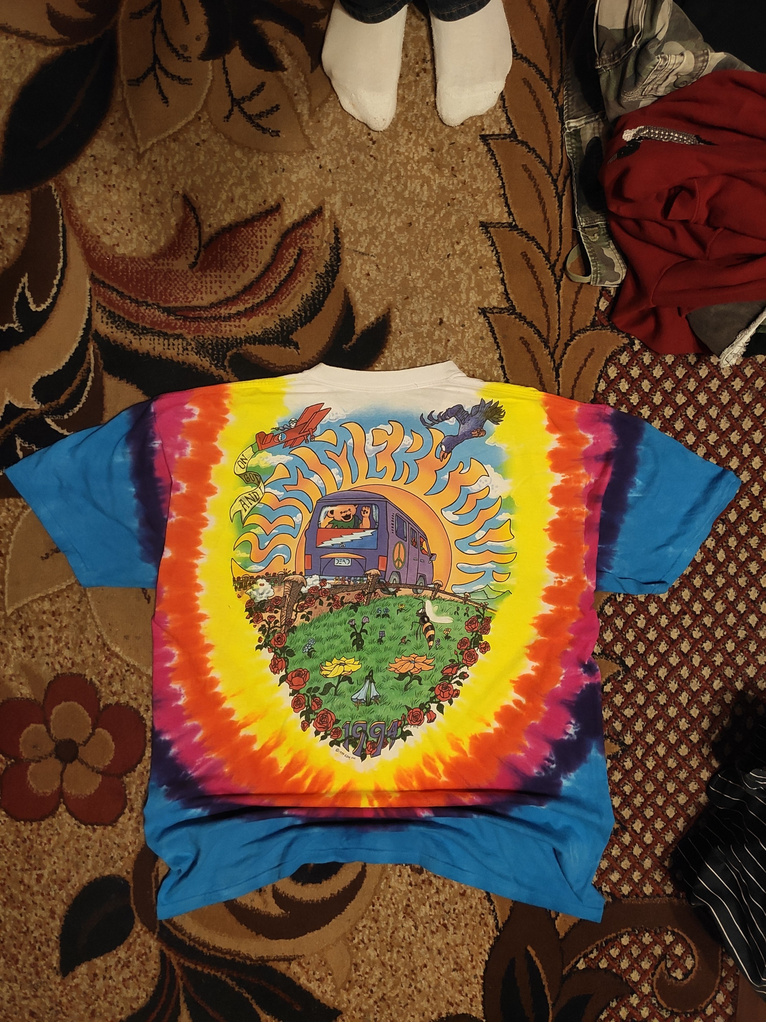 Grateful Dead × Liquid Blue Grateful dead liquid blue tee t-shirt tie dye 1994 xl/xxl Size US XXL / EU 58 / 5 - 5 Thumbnail