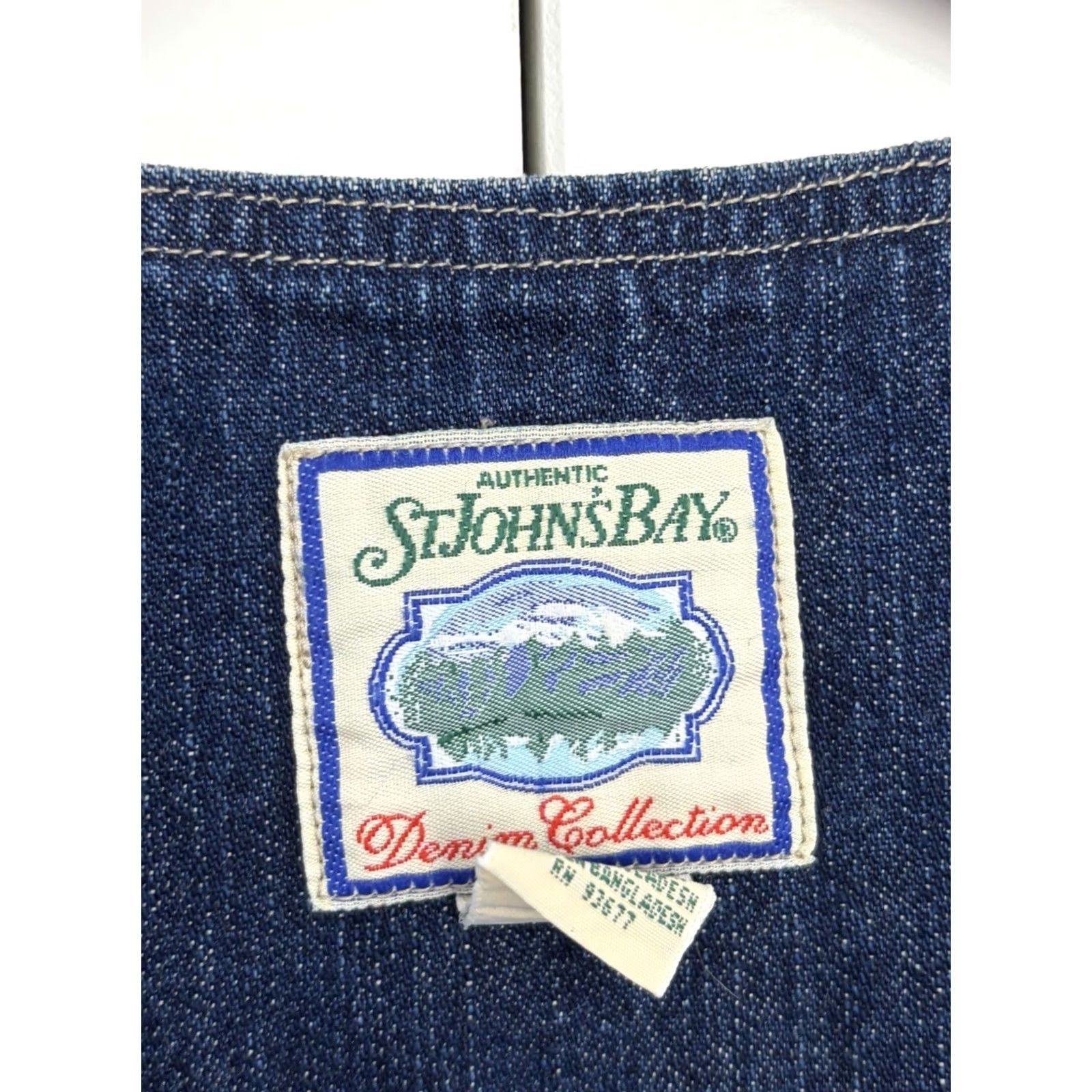 Vintage Vintage St. John'S Bay Denim Vest Womens Large Size Size L / US 10 / IT 46 - 5 Thumbnail