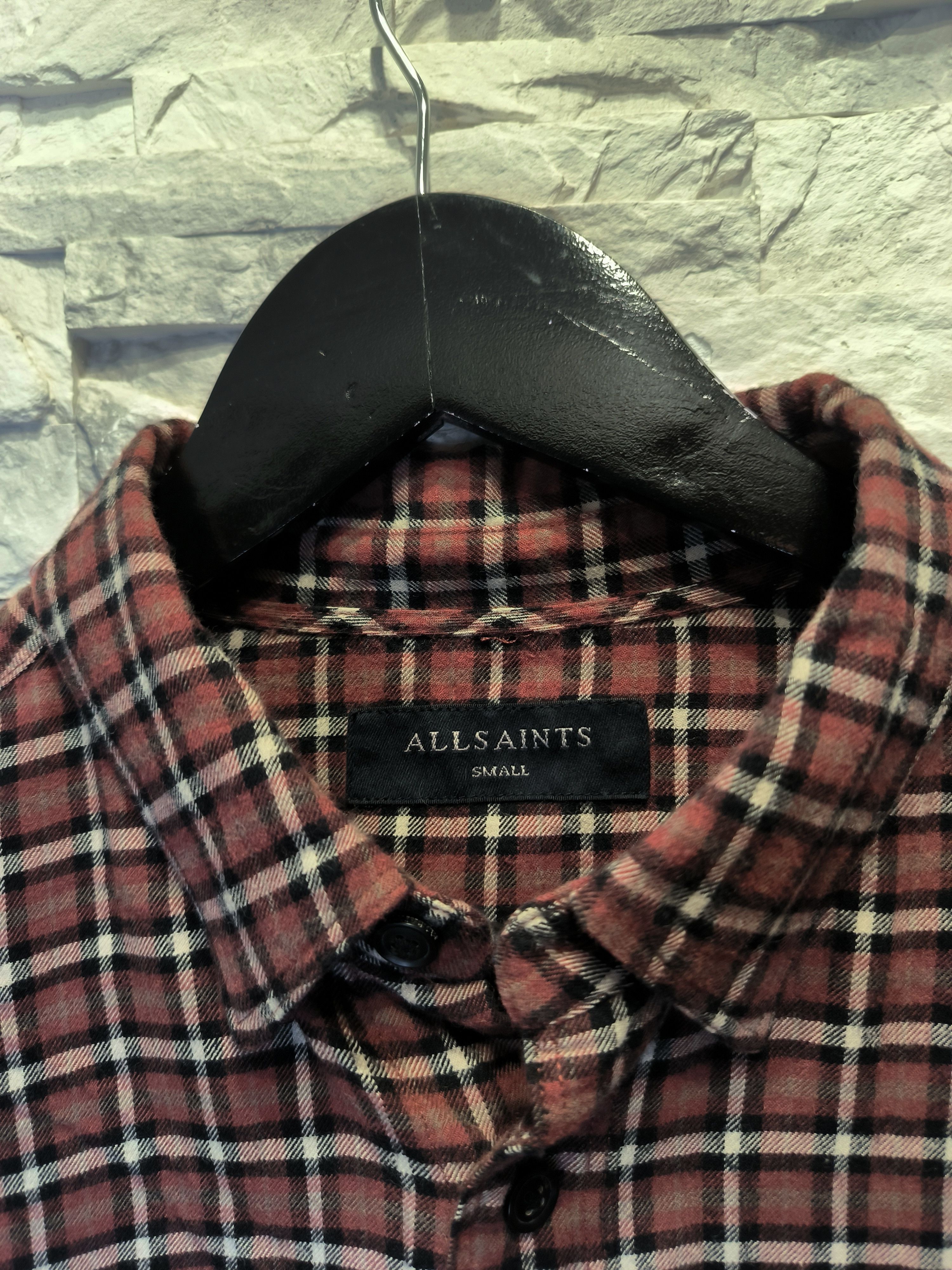 Allsaints Allsaints Shirt Button-Up Long Sleeve Checked Size US S / EU 44-46 / 1 - 4 Thumbnail