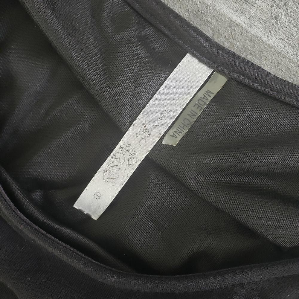 Designer Black Classic Avec Long Fitted Midi Size M / US 6-8 / IT 42-44 - 3 Thumbnail