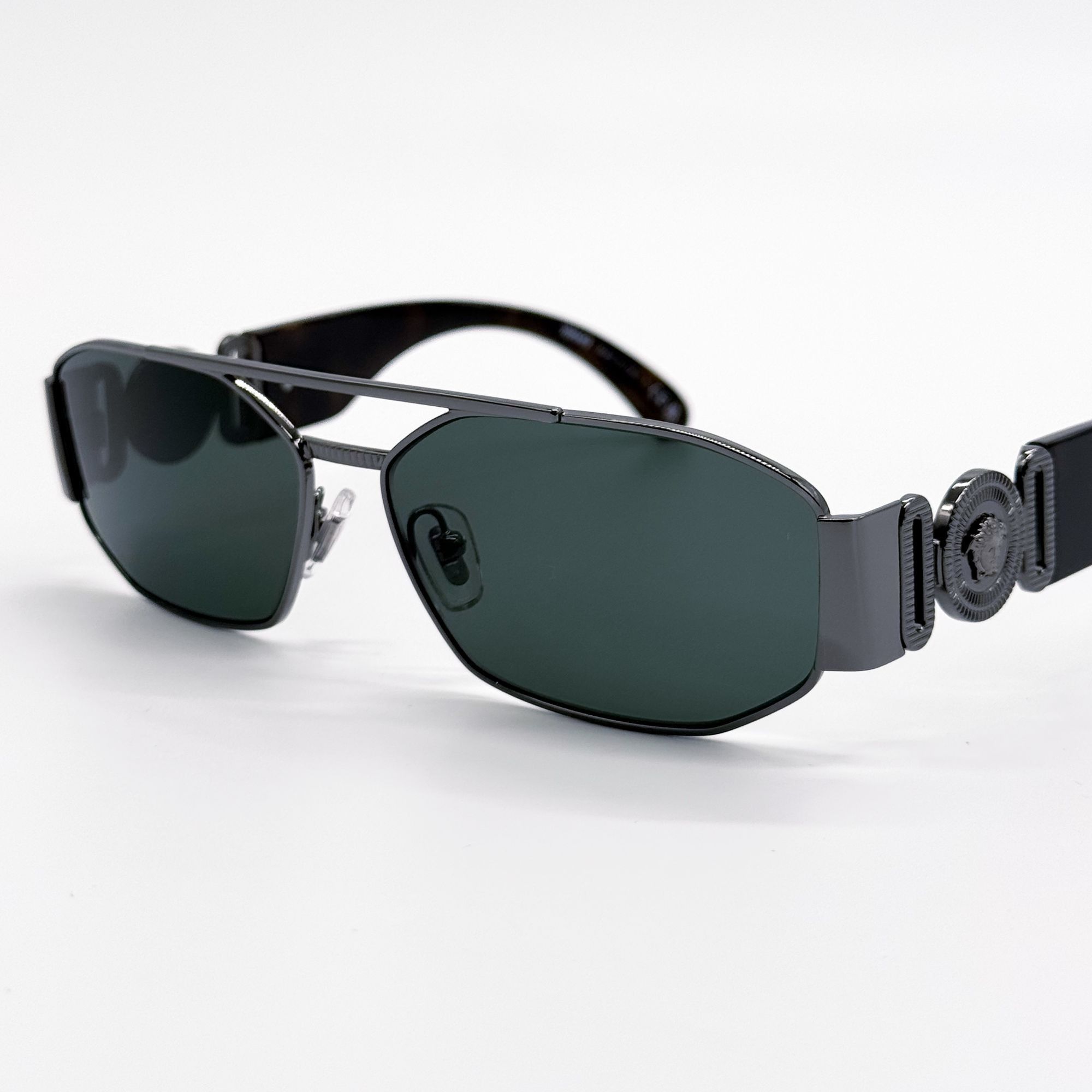 Versace NEW VERSACE VE2287 100171 SUNGLASSES, VERSACE WOMEN BLACK/GR Size ONE SIZE - 6 Thumbnail