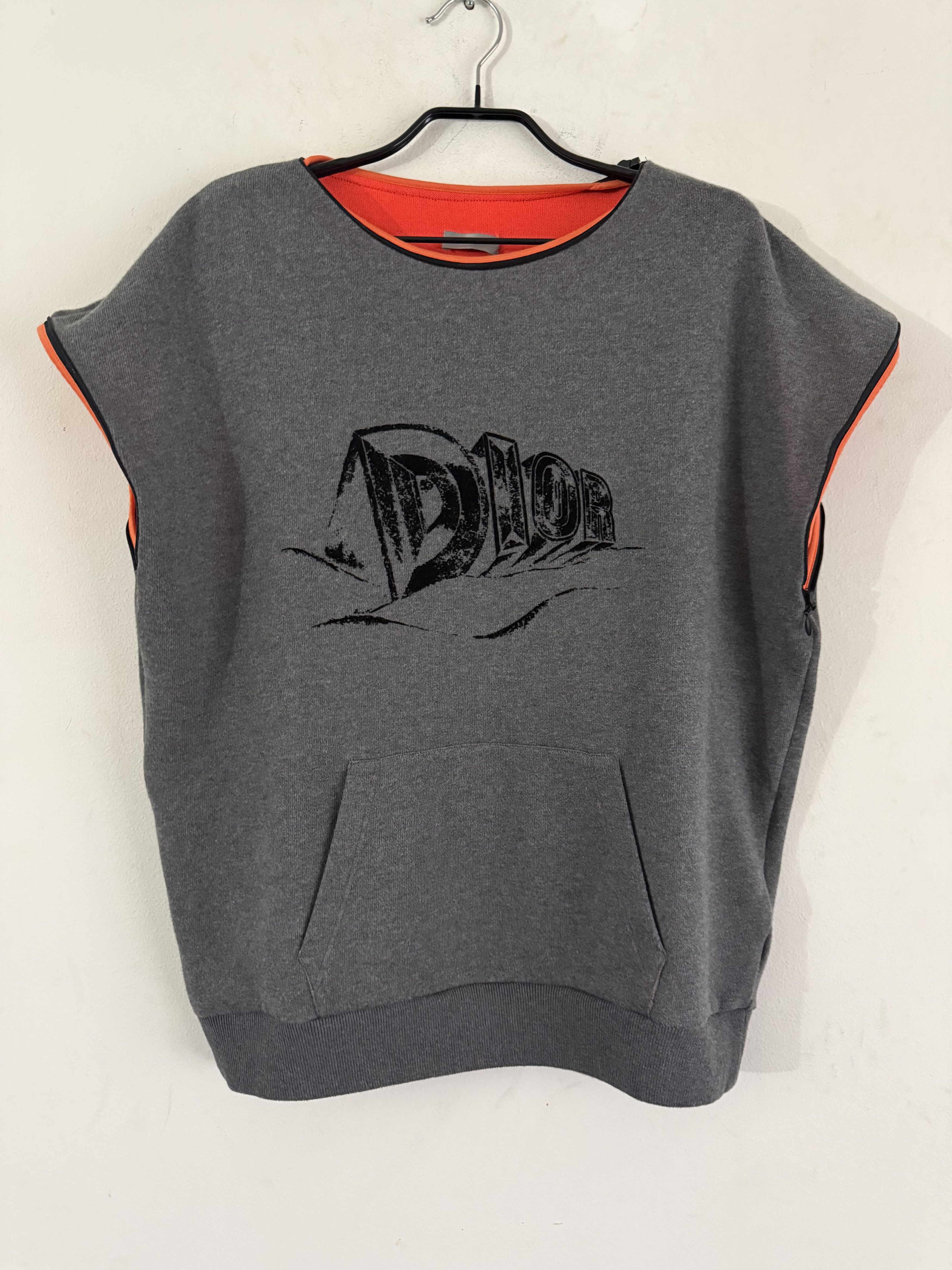 Dior Logo Hooded Sweatshirt Detachable Sleeves Size US L / EU 52-54 / 3 - 6 Thumbnail