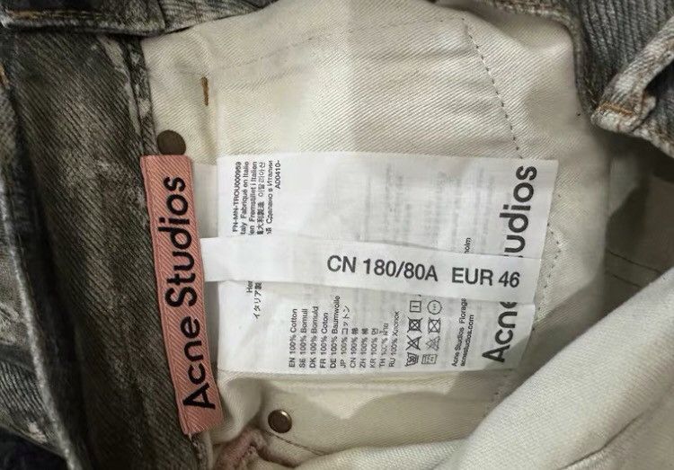 Acne Studios ACNE STUDIOS 3D prints old splash-ink jeans 2408-Nextarrow Size US 31 - 5 Thumbnail