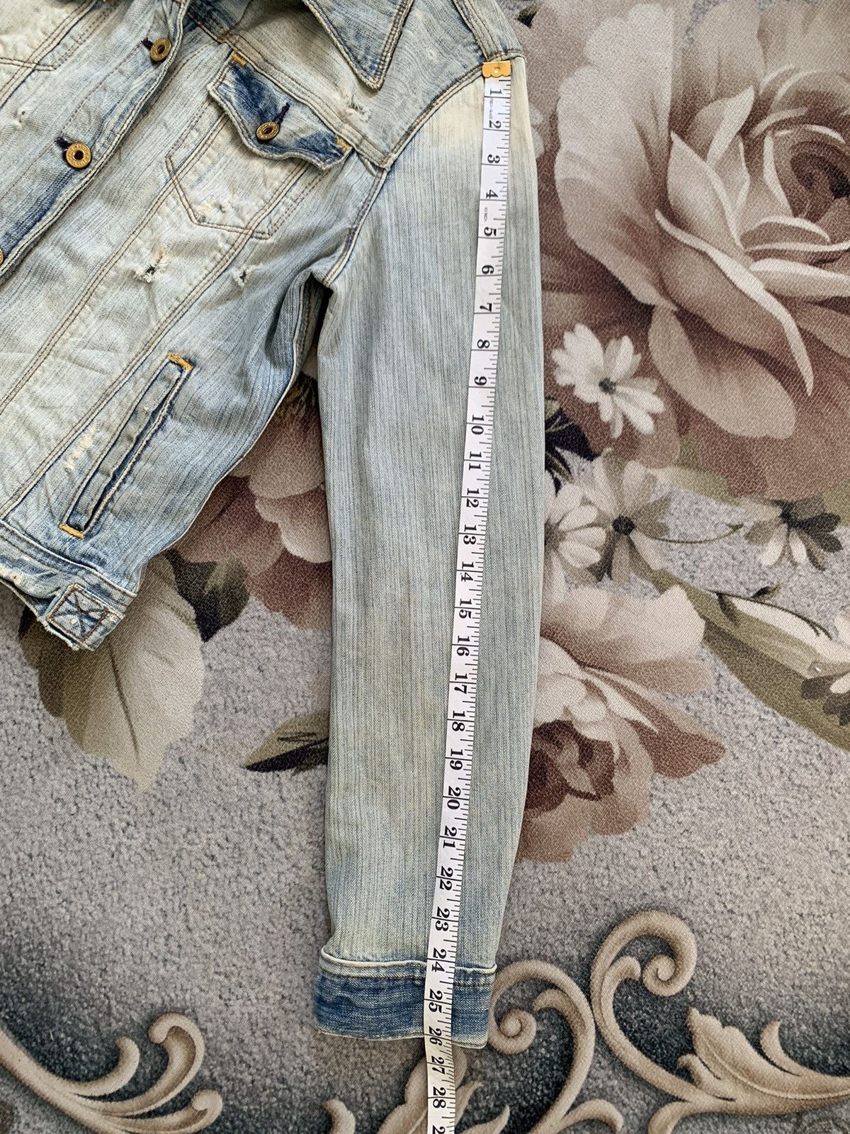 Polo Ralph Lauren Ralph Lauren Polo Jeans Co Distress Denim Jacket Size M / US 6-8 / IT 42-44 - 18 Thumbnail