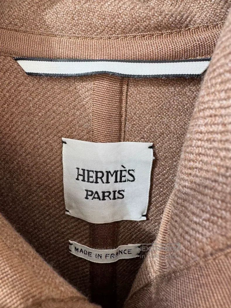Hermes Hermes Pumpkin Color Hooded Cashmere Coat Size XS / US 0-2 / IT 36-38 - 1 Thumbnail