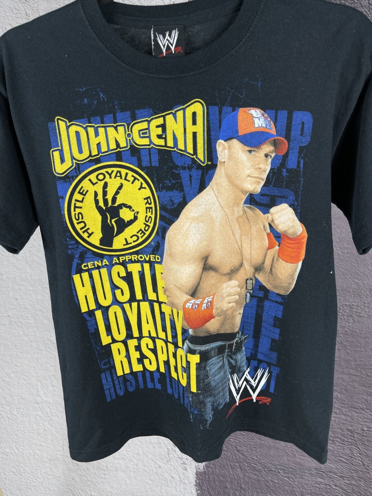 Vintage VTG 2007 WWE John Cena Fifth Sun Double Sided T-shirt Black Size US XXS / EU 40 - 4 Thumbnail