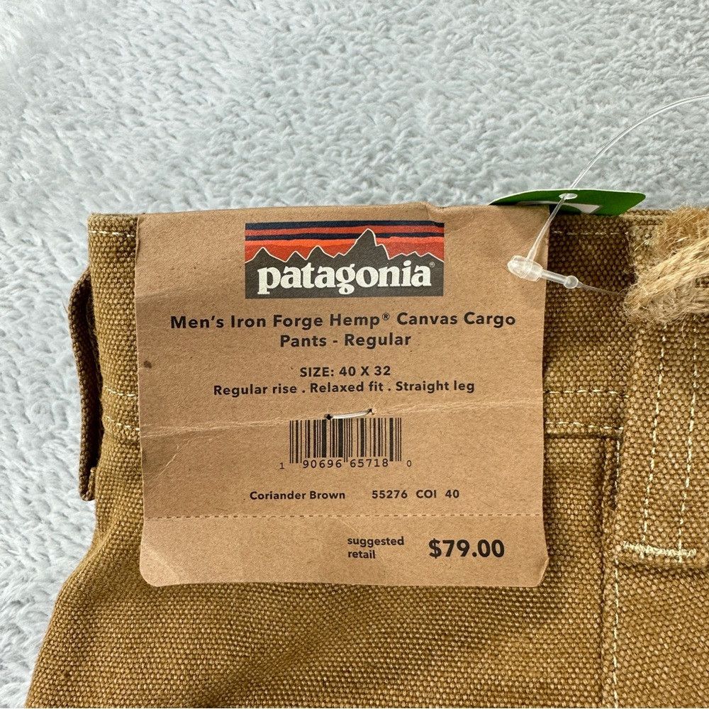 Patagonia Patagonia NWT Men's Size 40 W x 32 L Iron Forge Hemp Canvas Size US 40 / EU 56 - 3 Thumbnail