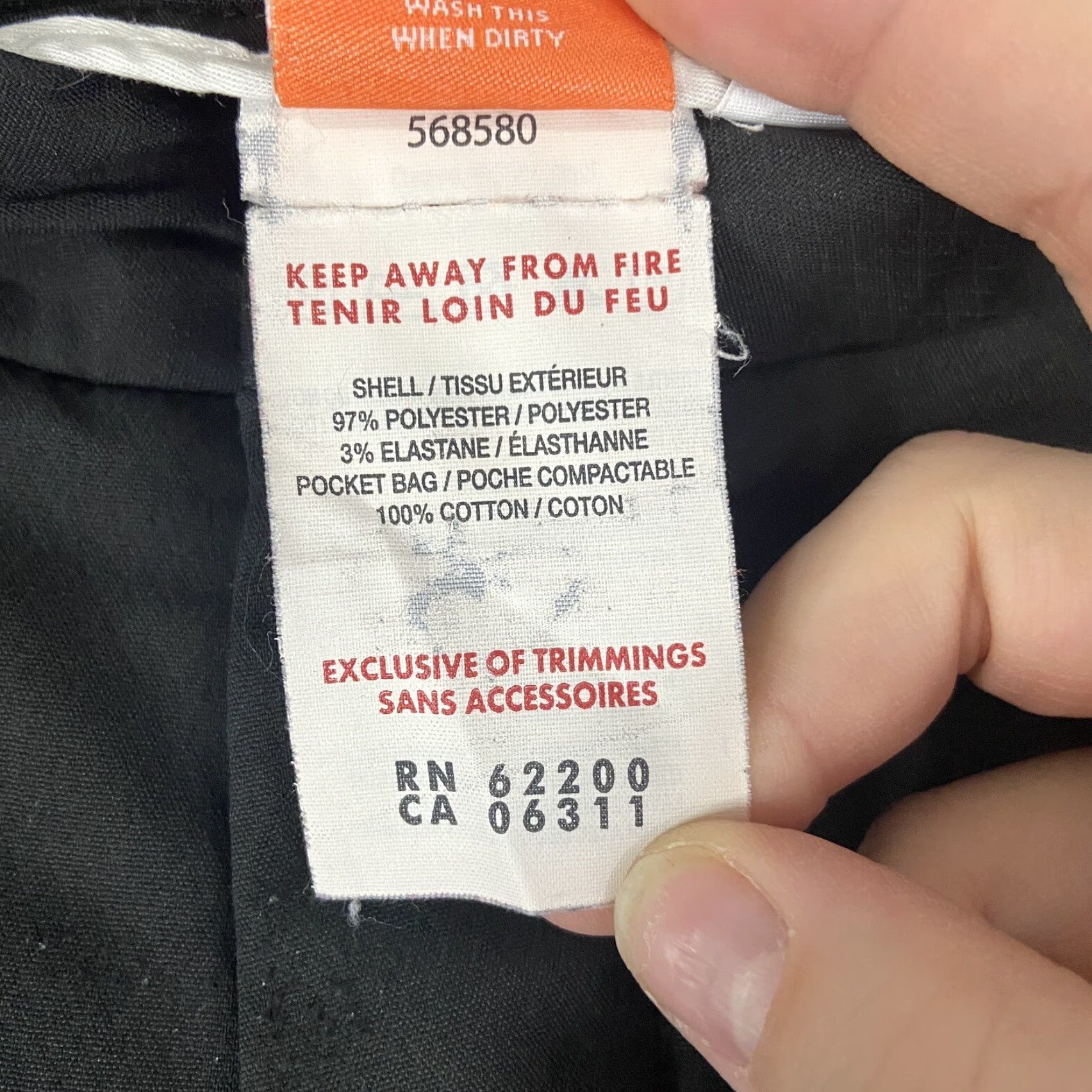 Puma PUMA Pants Men Black 34x30 Chino Inseam 30 Men’s Regular with Tiny Snags Back Mark Size US 34 / EU 50 - 7 Thumbnail