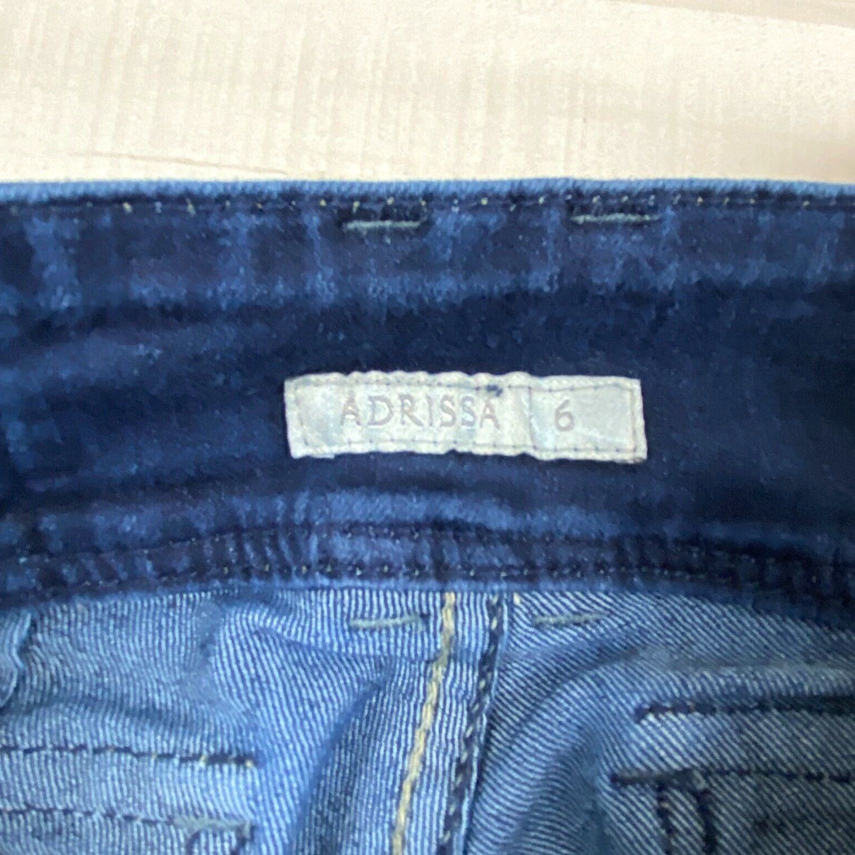 Vintage Adrissa Women's Dark Blue Low Rise Skinny Jeans 6 Size 28" / US 6 / IT 42 - 4 Thumbnail